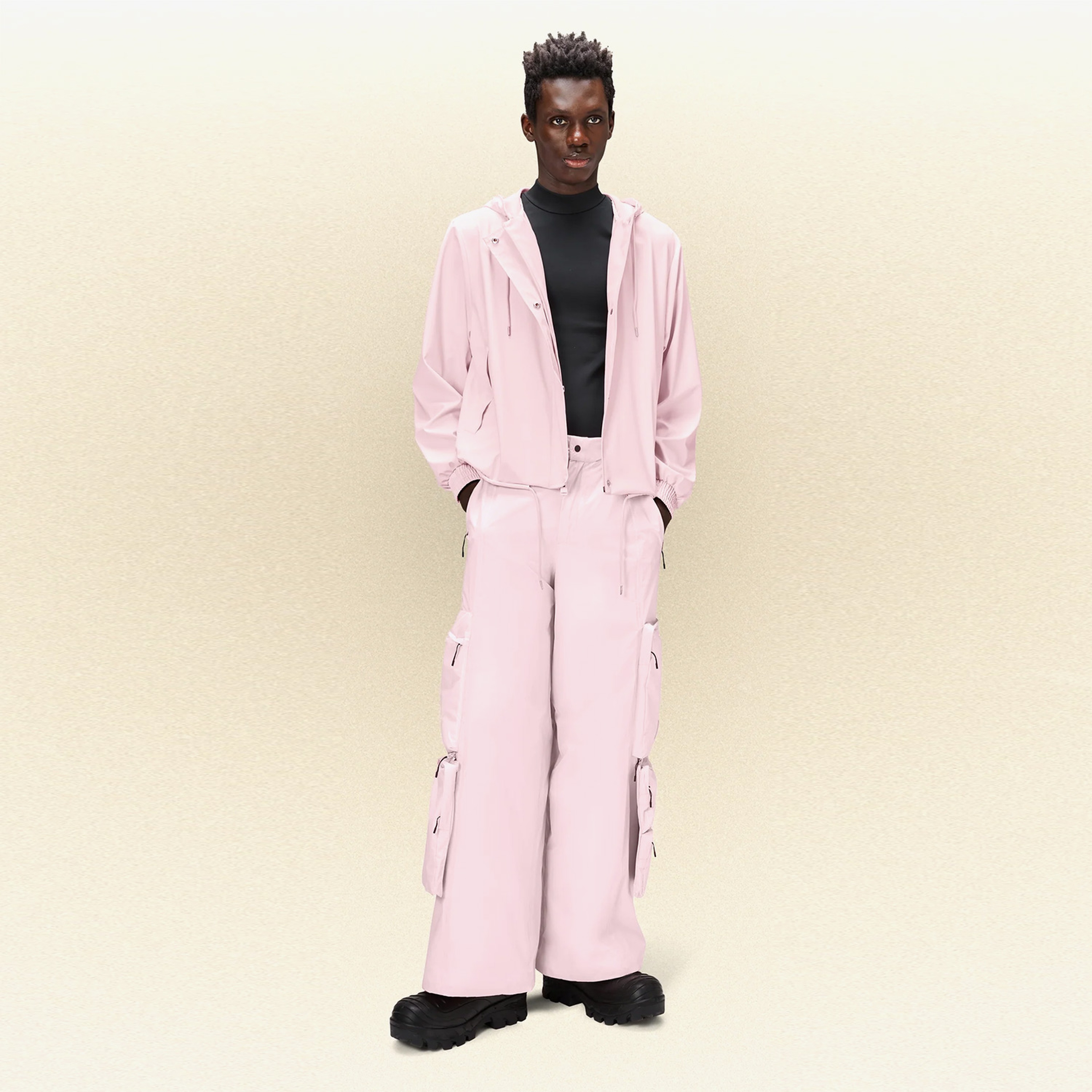 Rains String W3 Unisex Pembe Yağmurluk