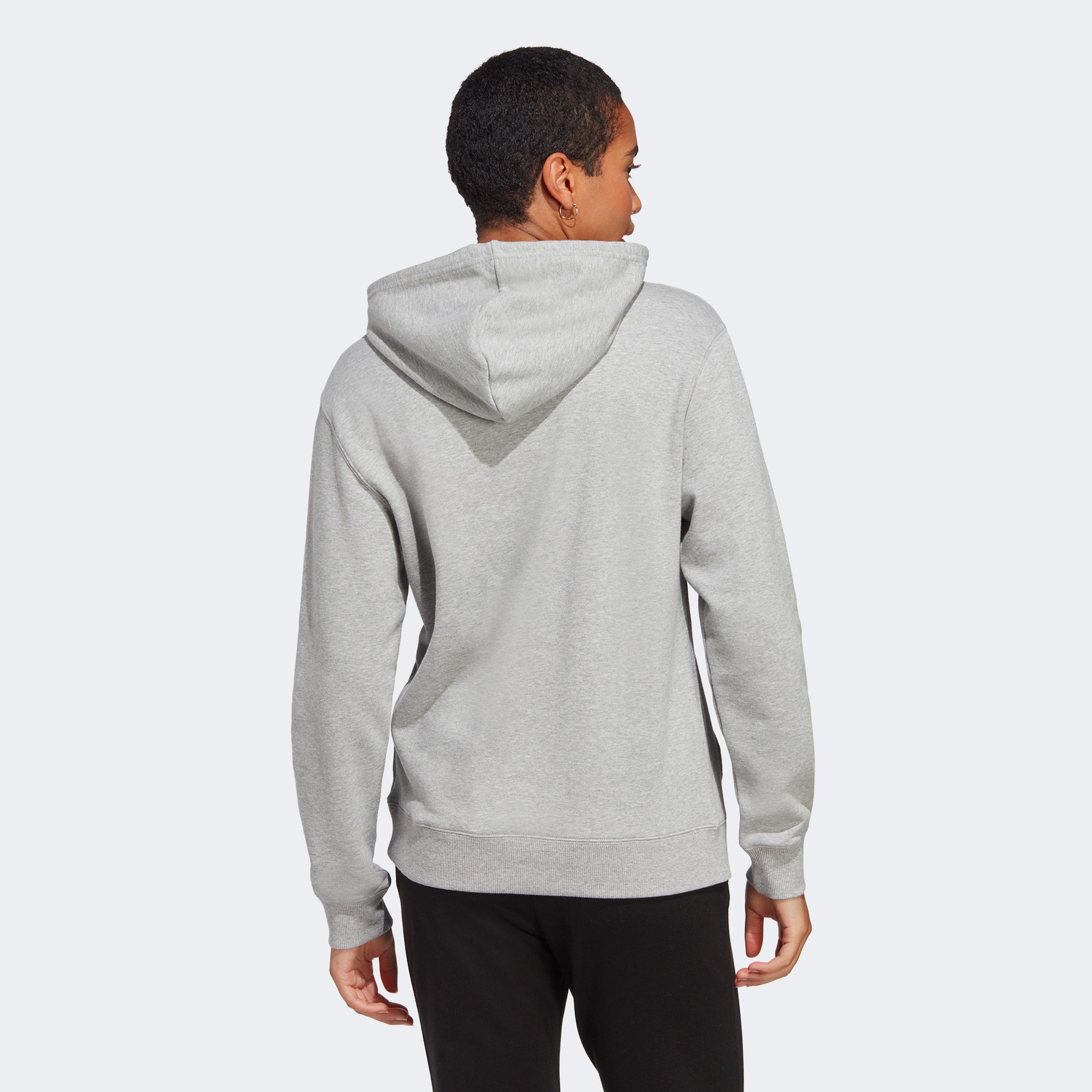 adidas Big Logo Kadın Gri Günlük Sweatshirt