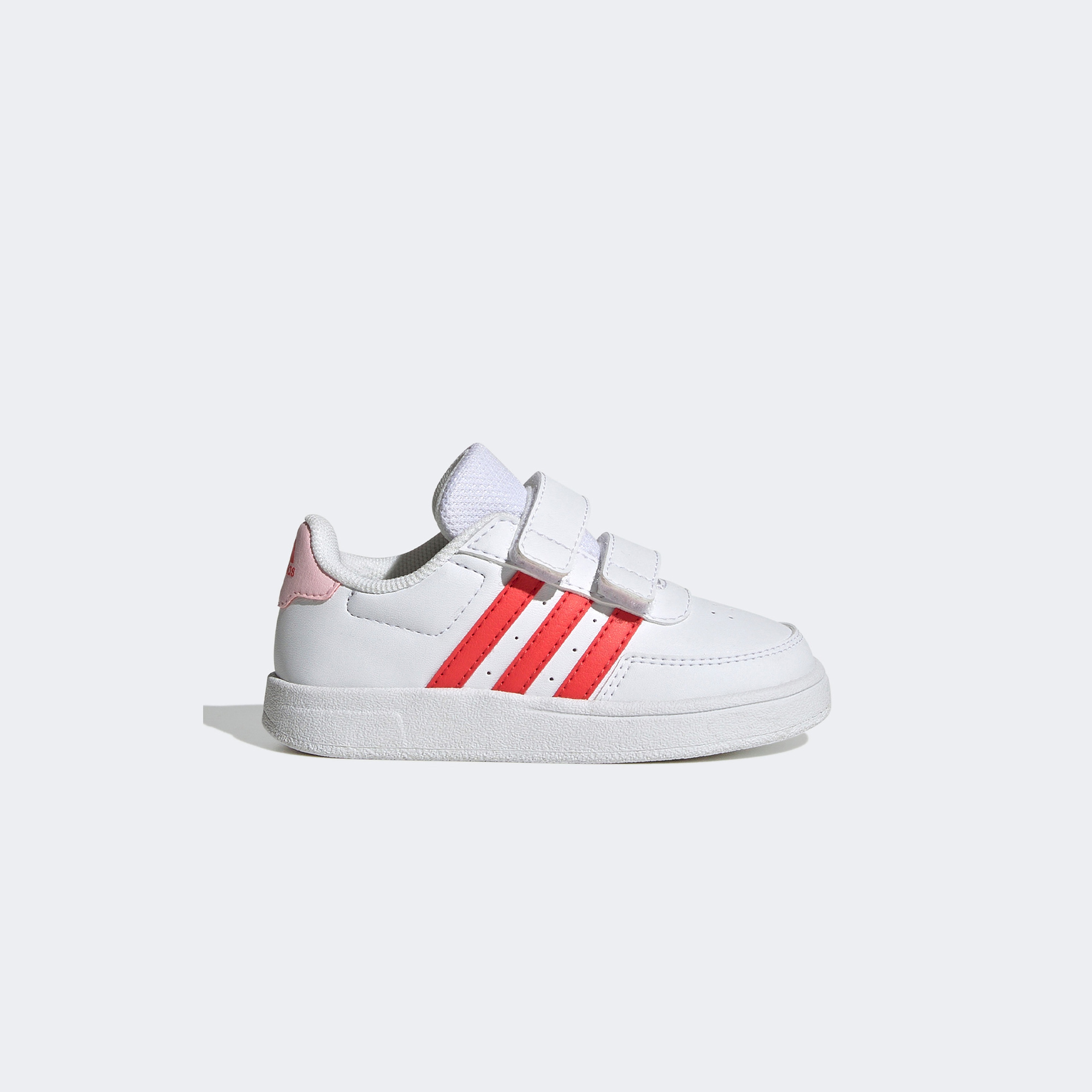 adidas Breaknet Lifestyle Court Two-Strap Hook-And-Loop Çocuk Beyaz Günlük Spor Ayakkabı