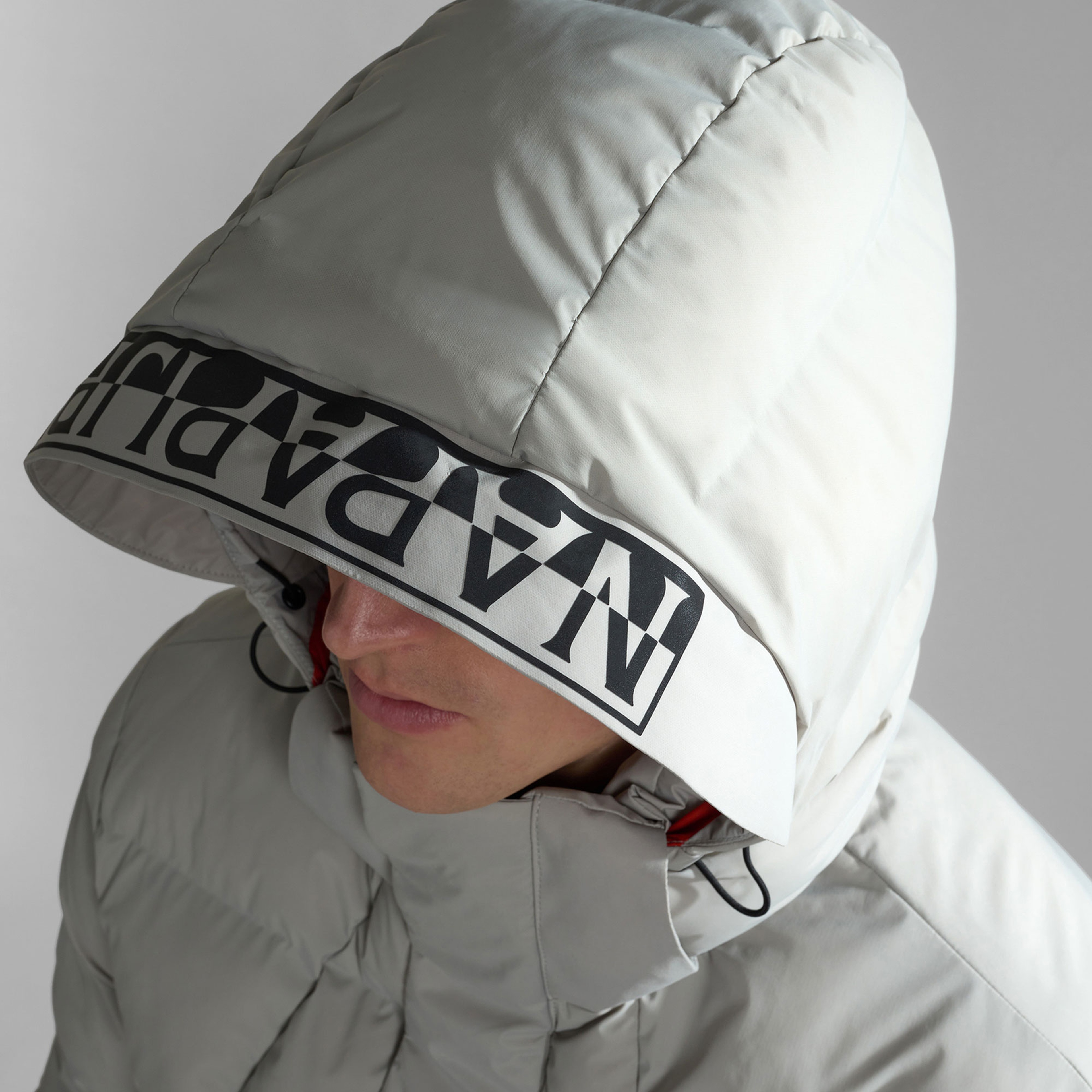 Napapijri 20-22 Puf L Erkek Gri Mont