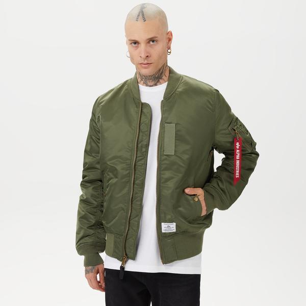 Alpha Industries Ma-1 Mod Flight Erkek Yeşil Ceket