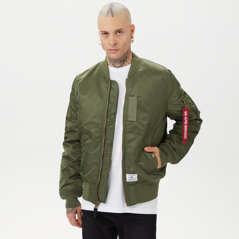 Alpha Industries Ma-1 Mod Flight Erkek Yeşil Ceket