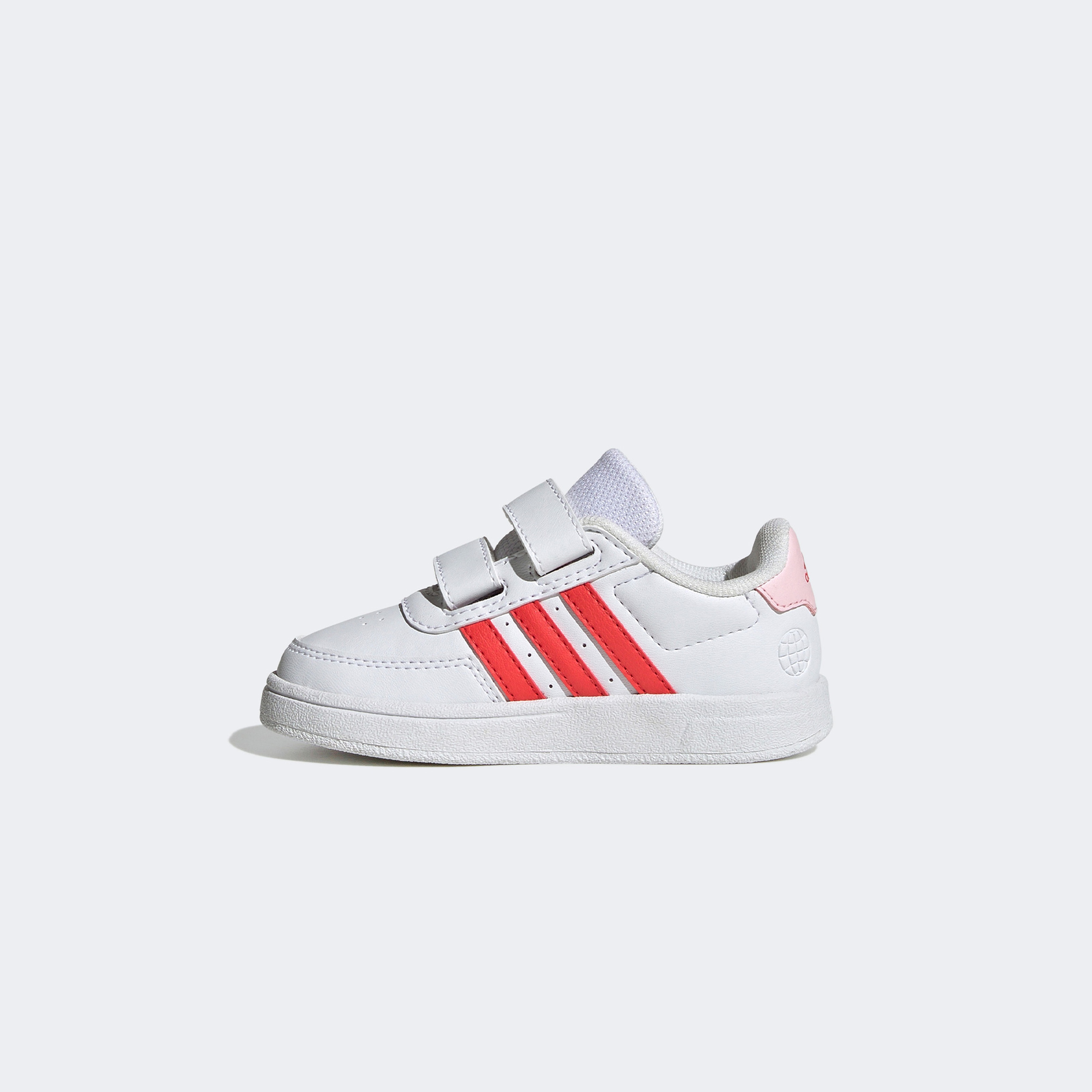 adidas Breaknet Lifestyle Court Two-Strap Hook-And-Loop Çocuk Beyaz Günlük Spor Ayakkabı