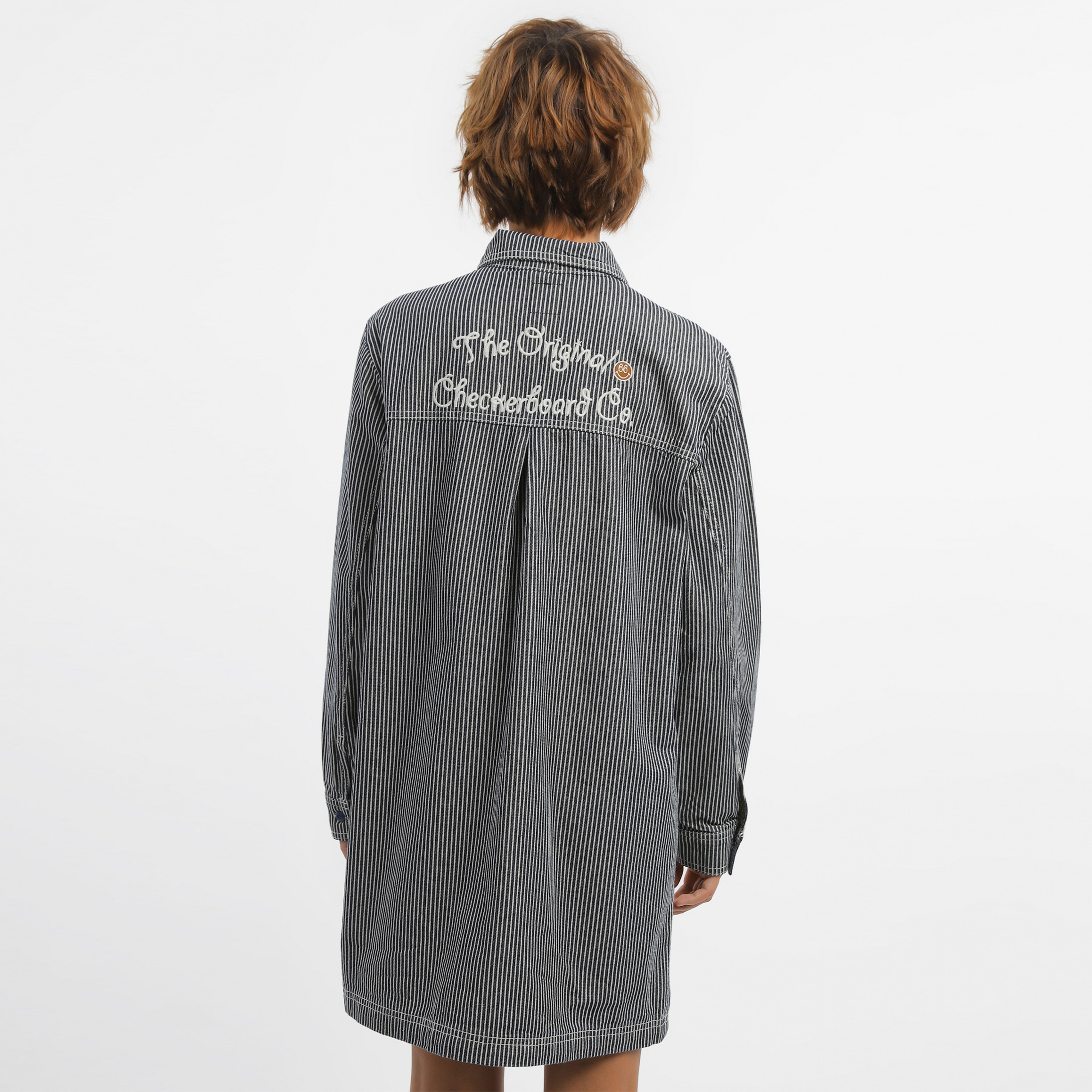 Vans Ground Work Dusk Downer Kadın Gri Elbise