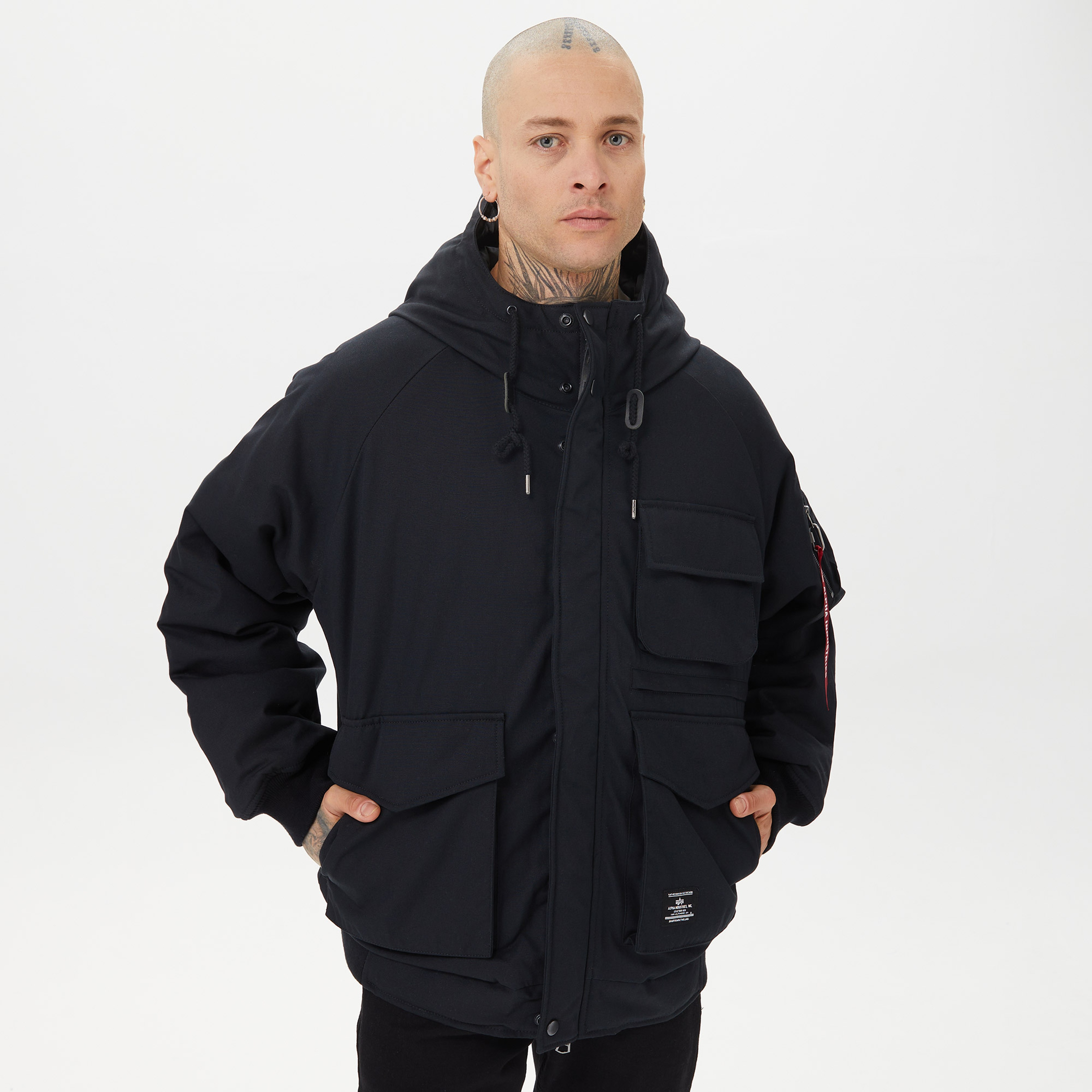 Alpha Industries Ma-1 Hunting Mod Erkek Siyah Ceket