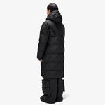 Rains Alta Long Puffer Erkek Siyah Mont