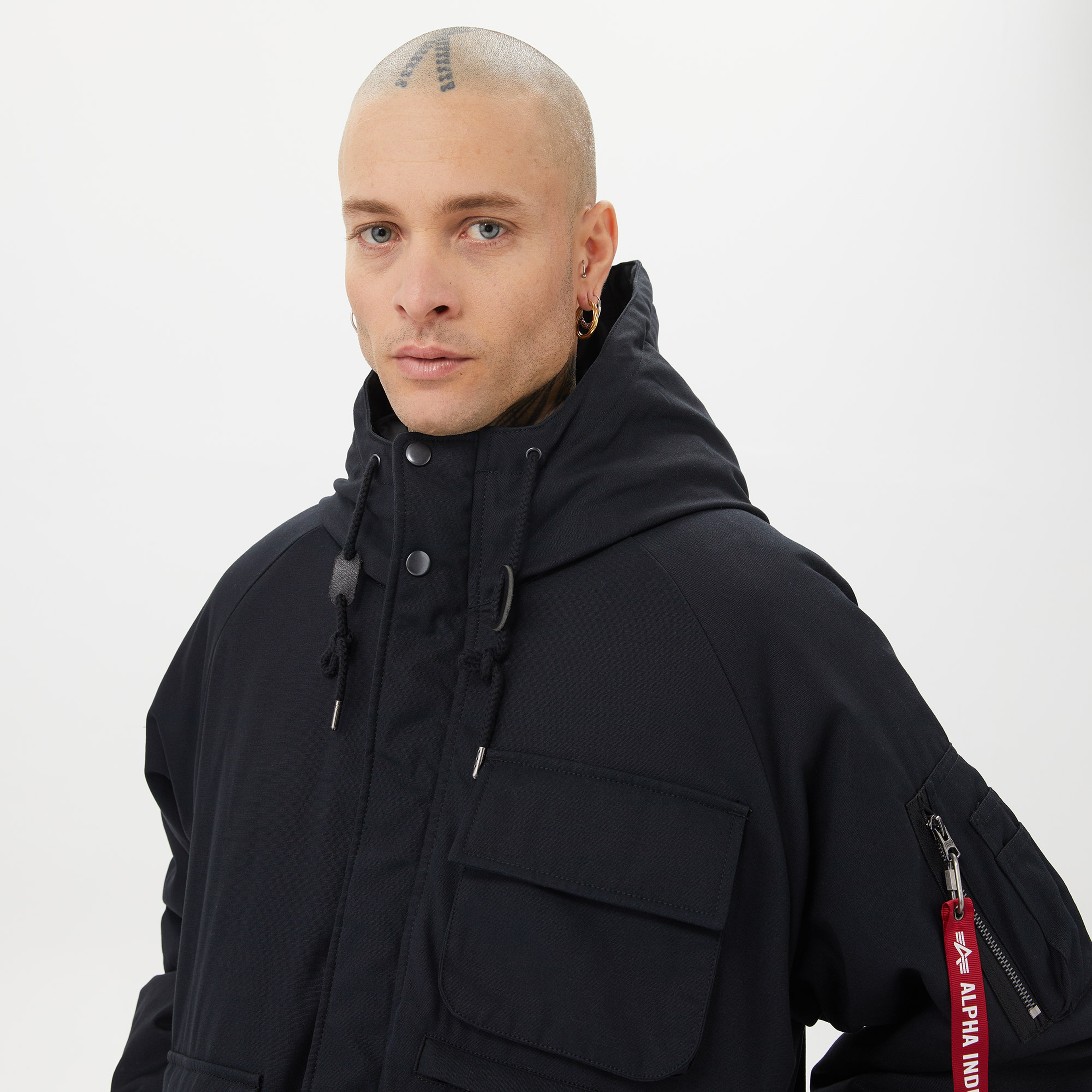Alpha Industries Ma-1 Hunting Mod Erkek Siyah Ceket