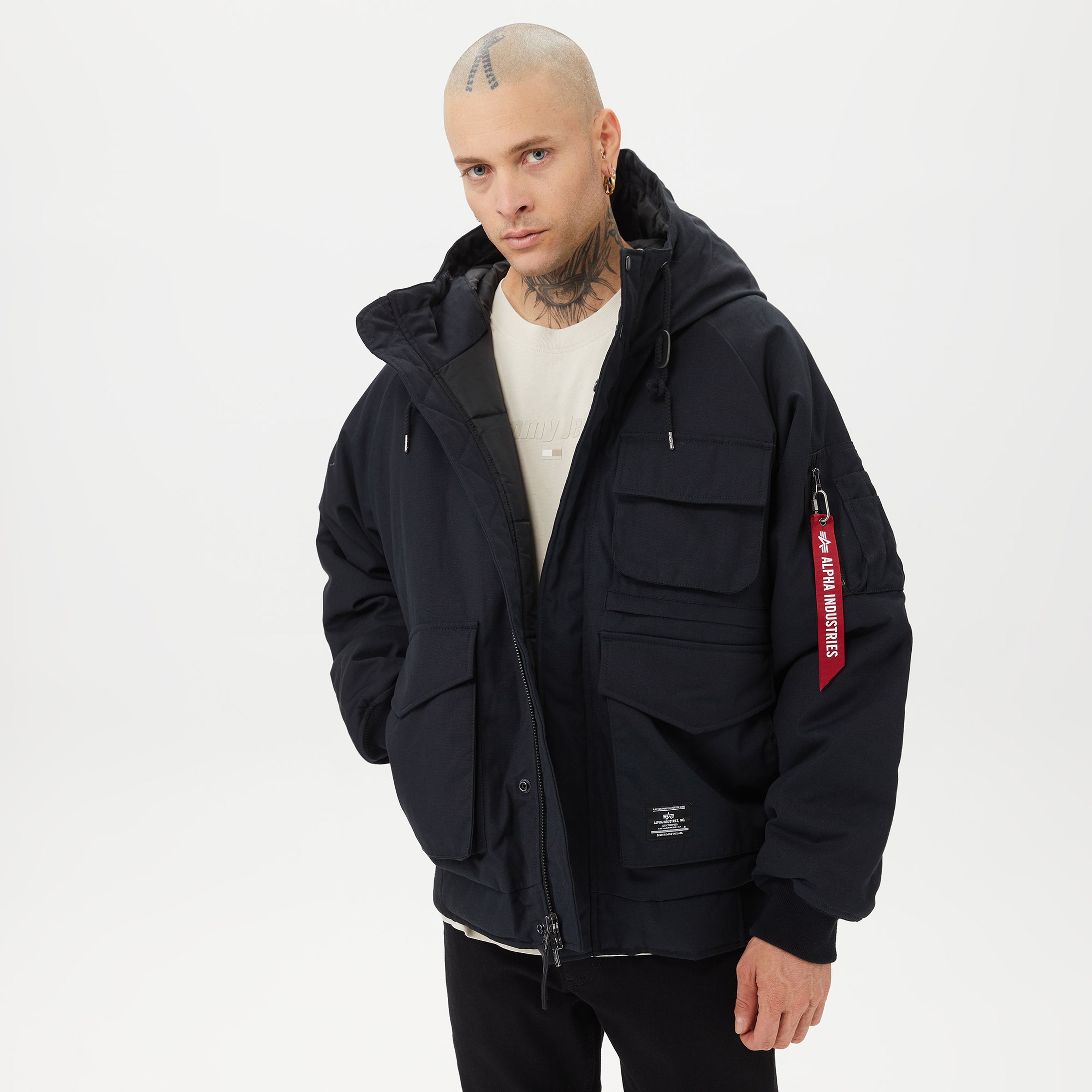 Alpha Industries Ma-1 Hunting Mod Erkek Siyah Ceket