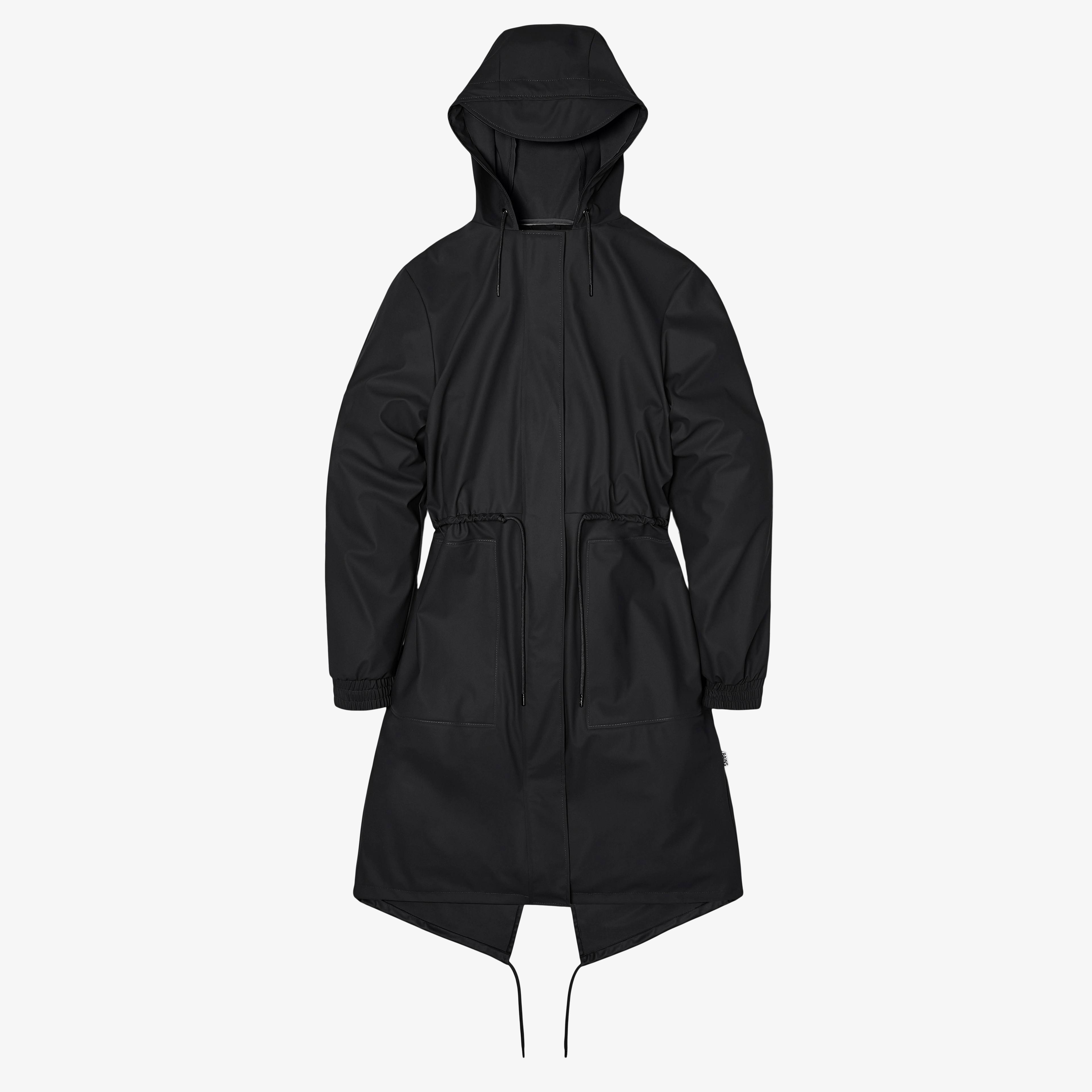 Rains String W3 Kadın Siyah Yağmurluk