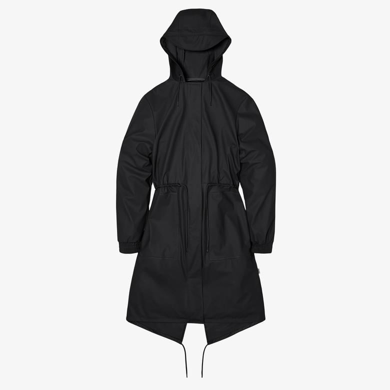 Rains String W3 Kadın Siyah Yağmurluk