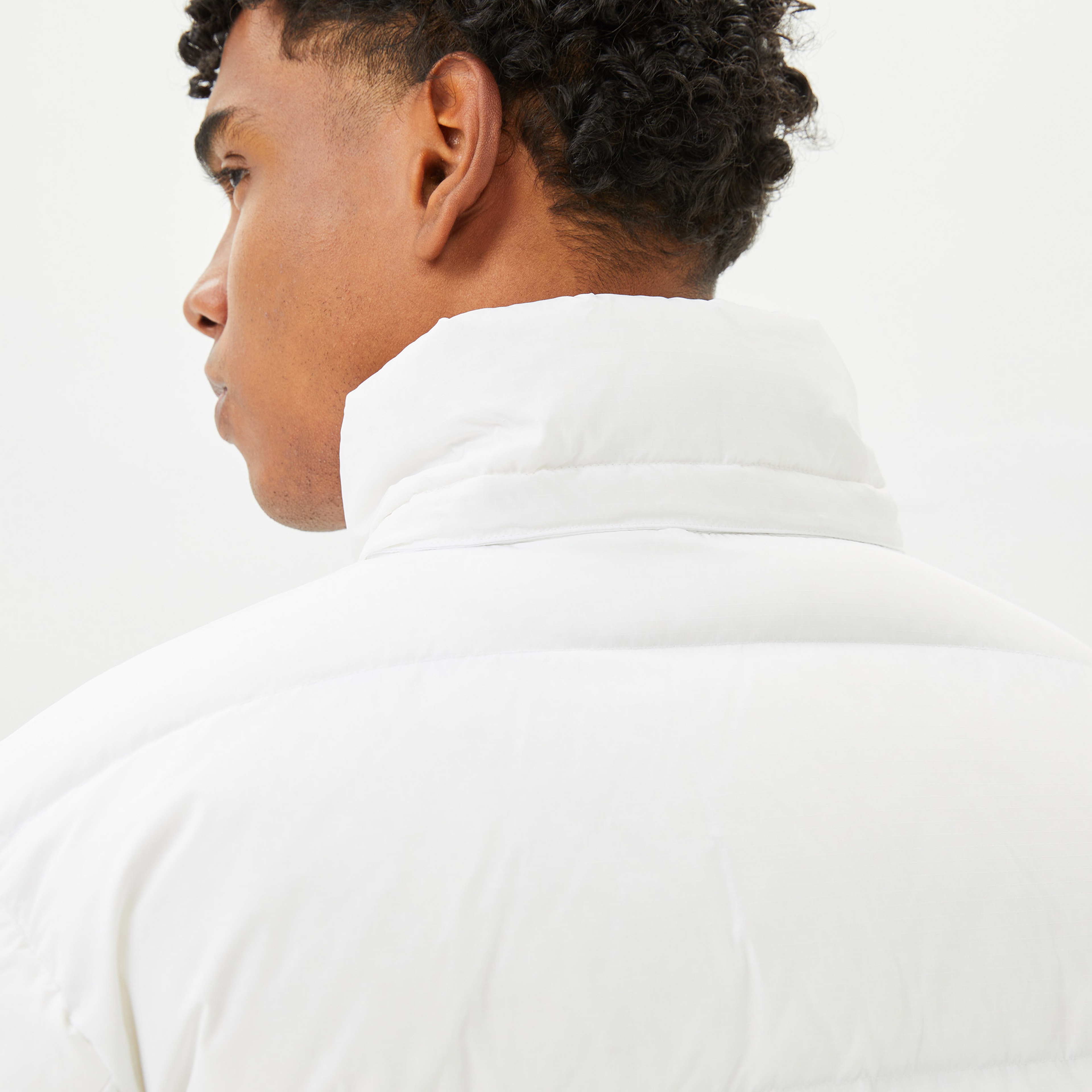 Tommy Hilfiger Alaska Puffer Erkek Beyaz Mont