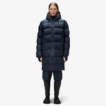Rains Alta Long Puffer Unisex Lacivert Mont