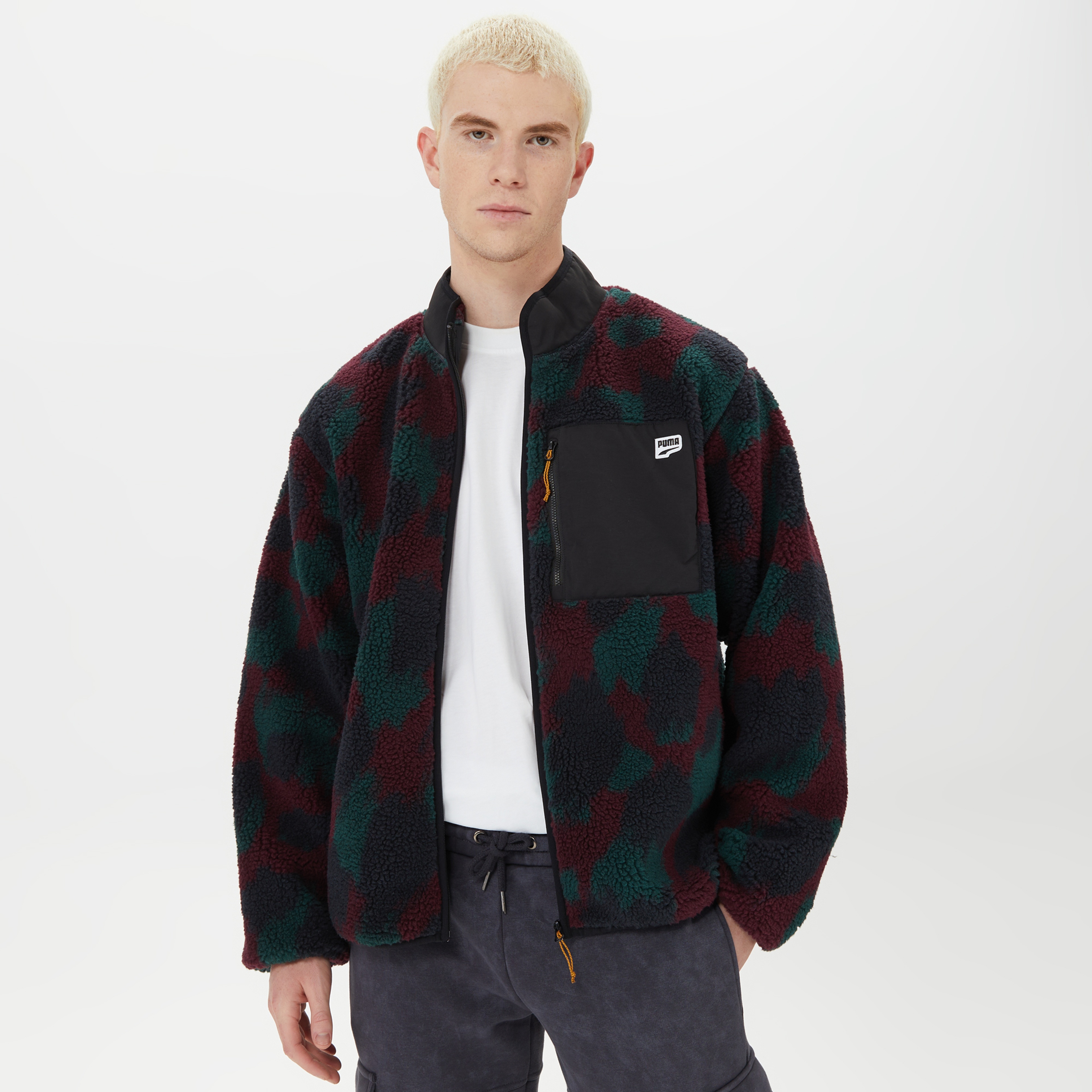 Puma Downtown Erkek Siyah Ceket