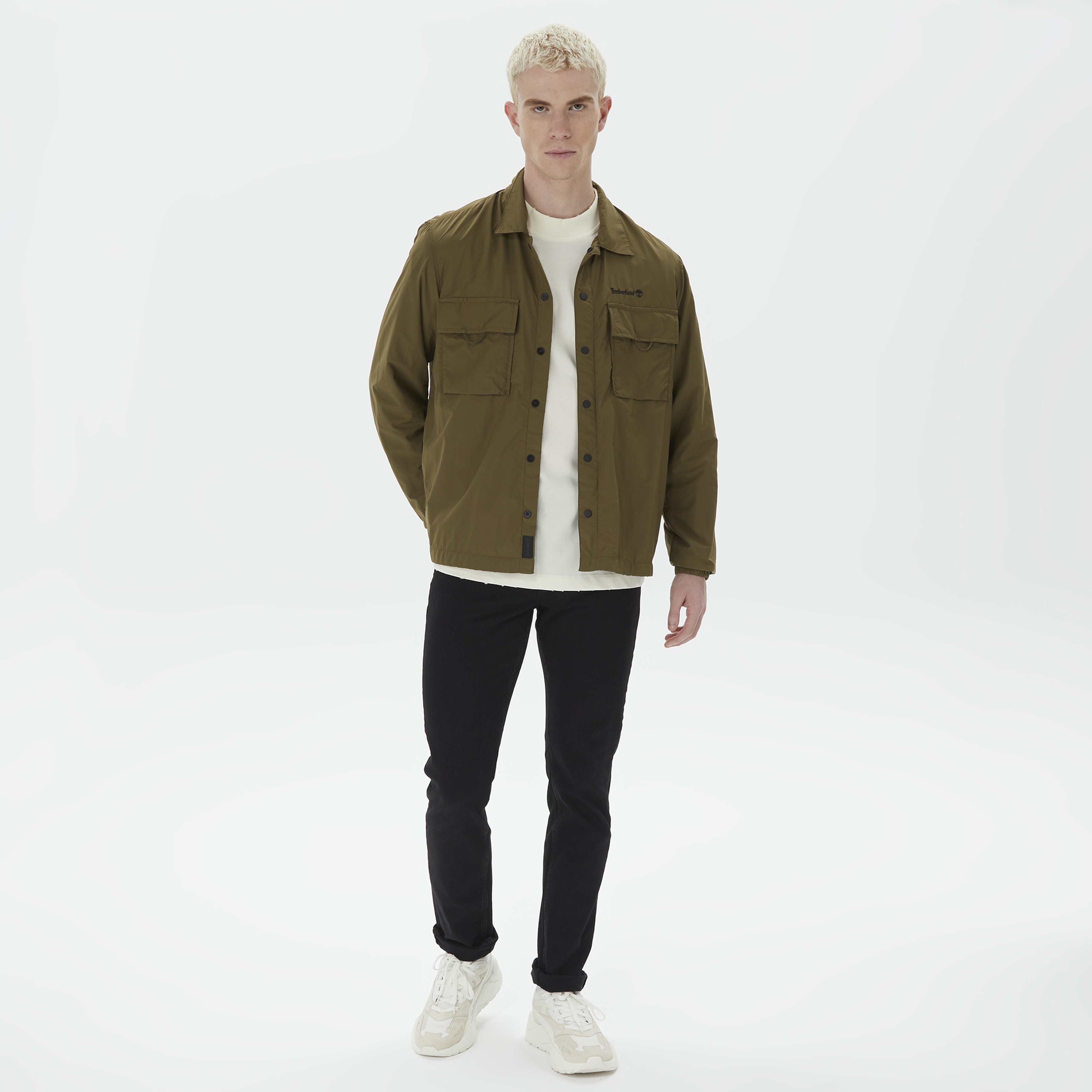 Timberland Water-Repellent Lightweight Erkek Yeşil Ceket