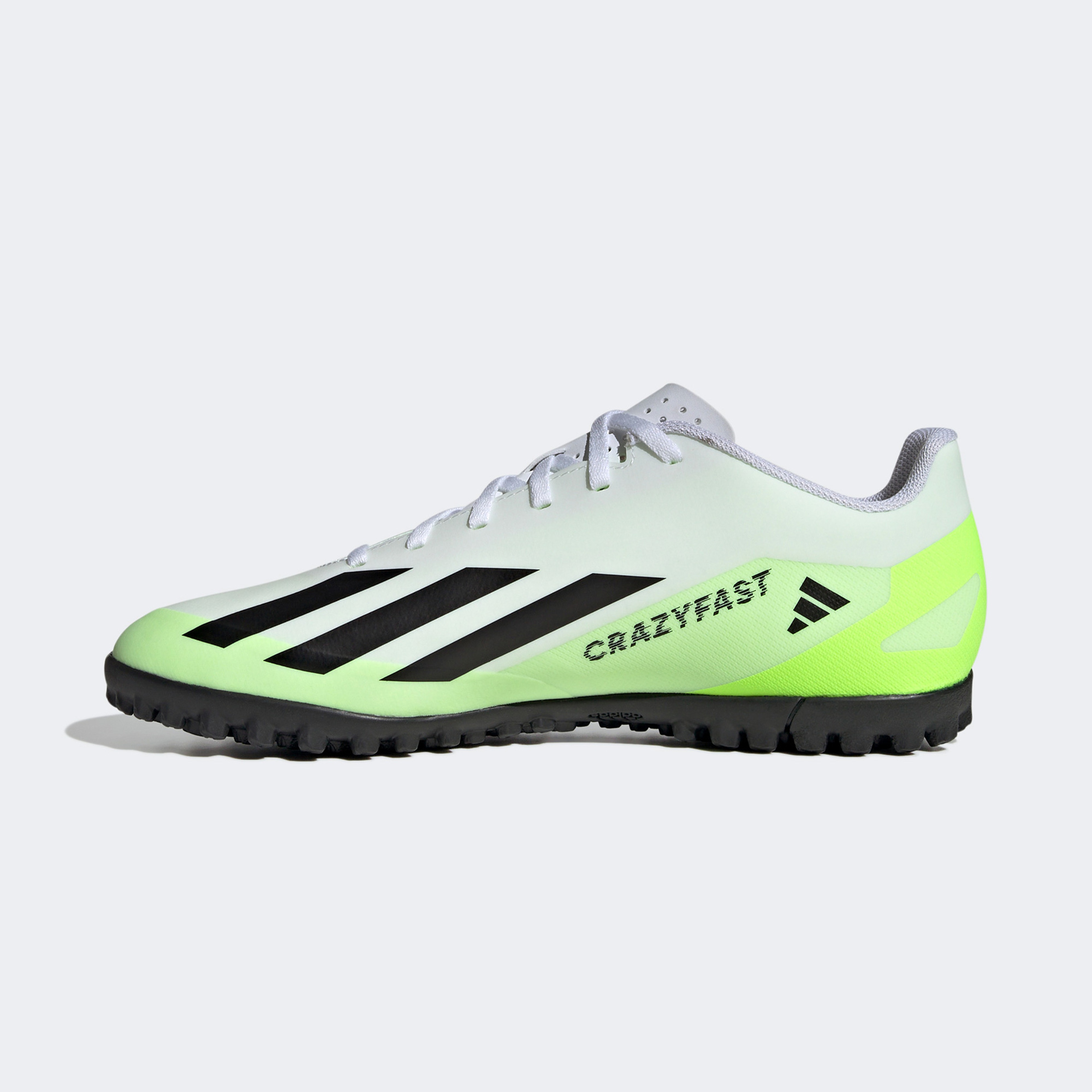 adidas X Crazyfast.4 Erkek Beyaz Halı Saha Kramponu