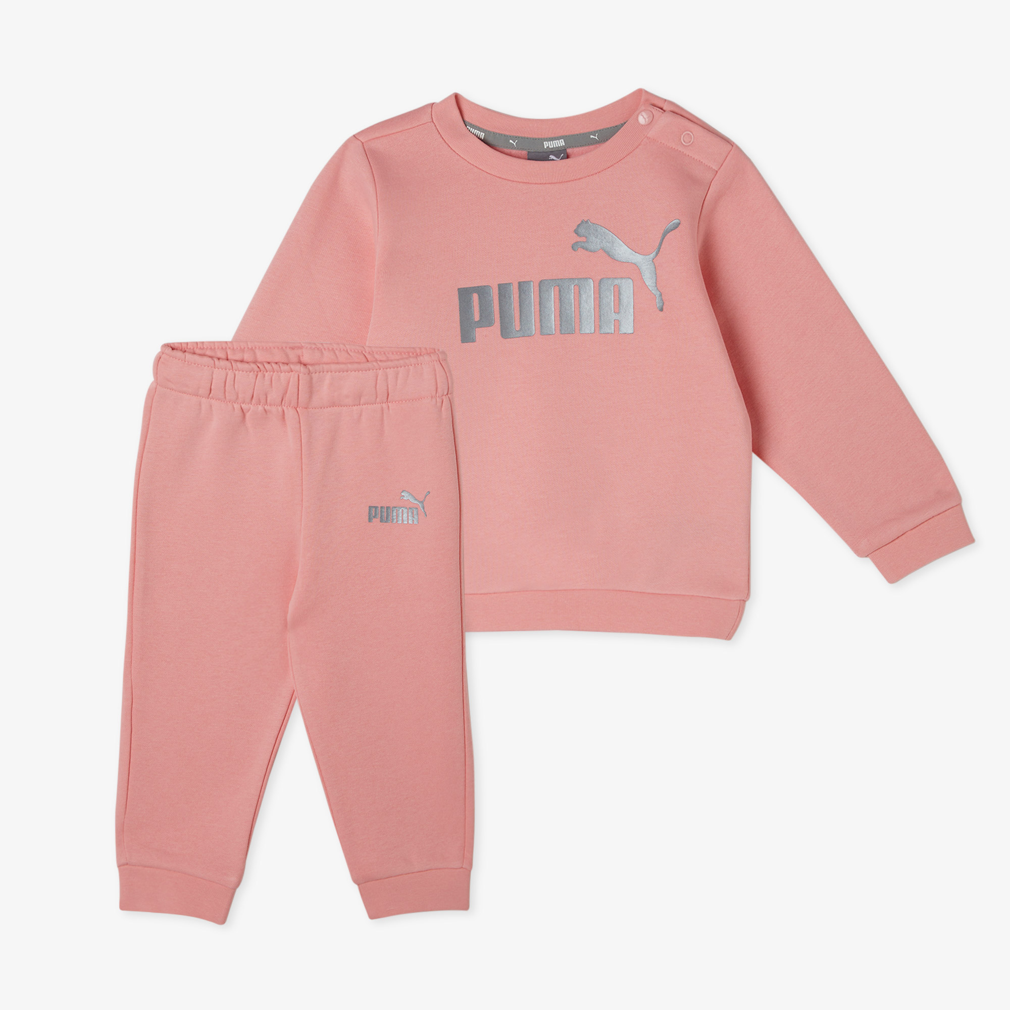 Puma Minicats Ess Crew Bebek Pembe Eşofman Takımı