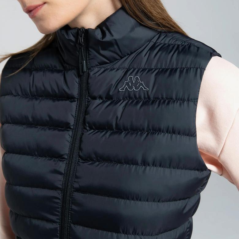 Kappa Kadın Siyah Yelek