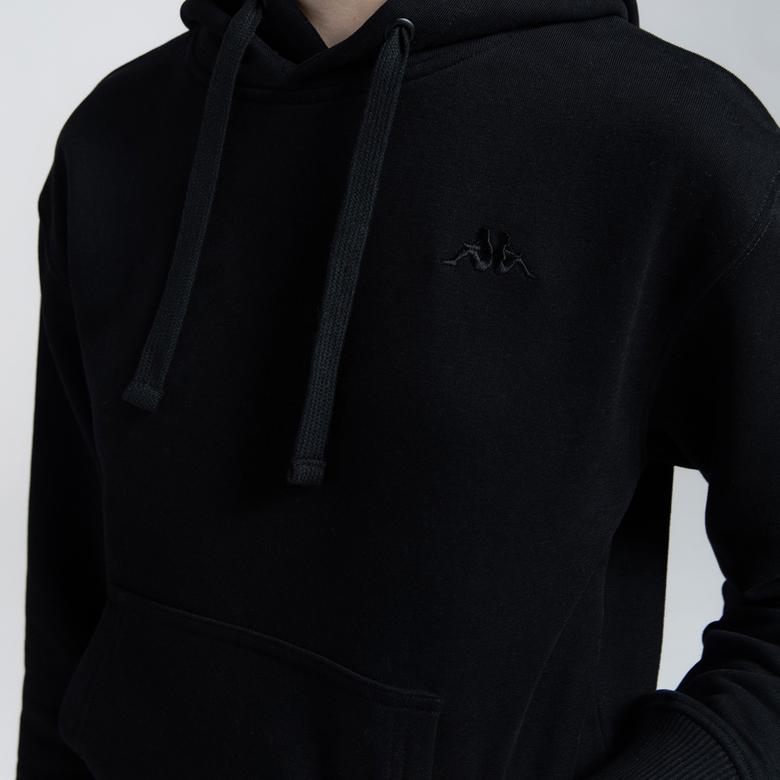 Kappa Kadın Siyah Sweatshirt