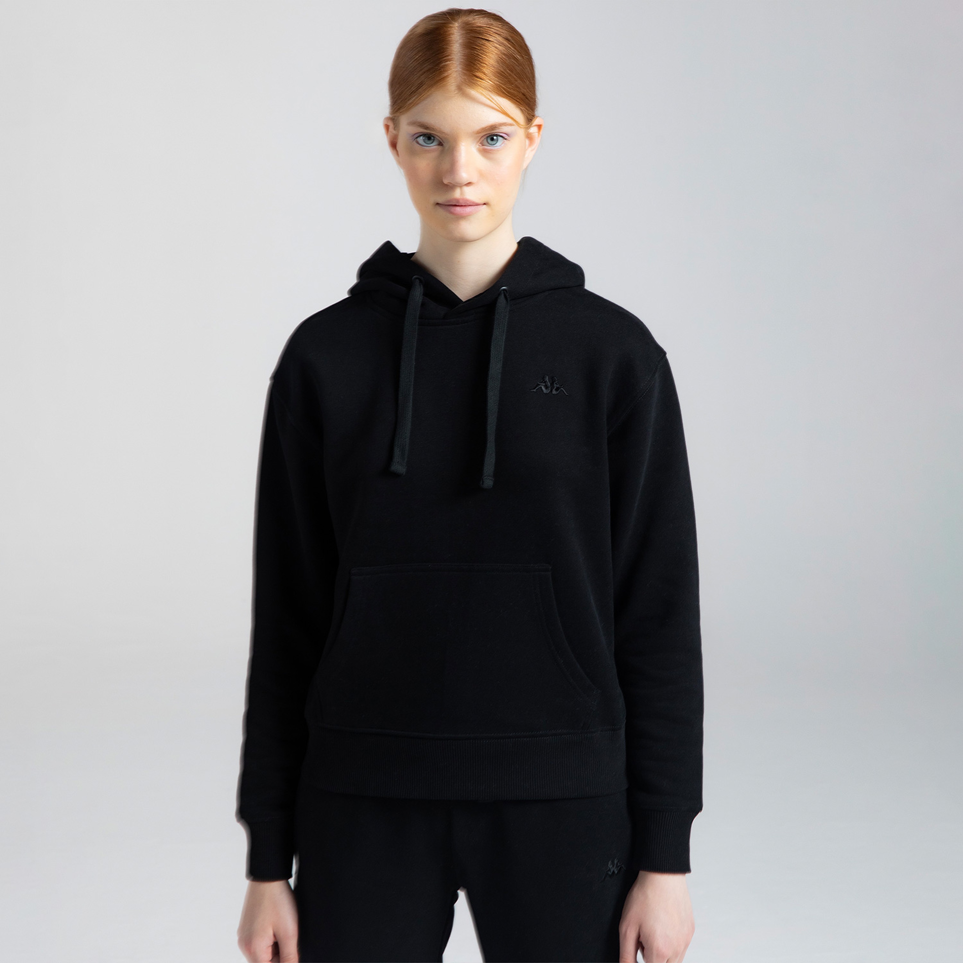 Kappa Kadın Siyah Sweatshirt