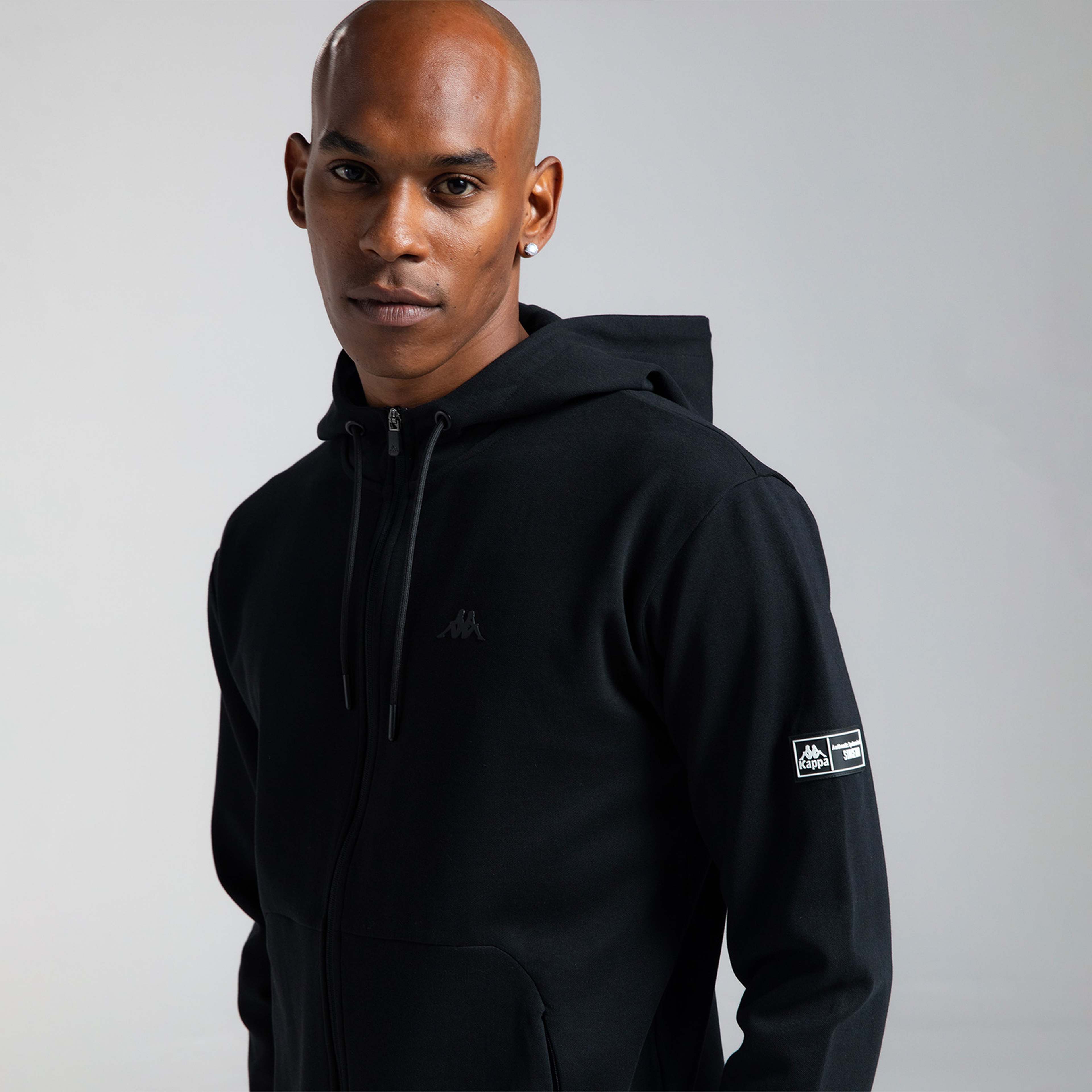 Kappa Erkek Siyah Sweatshirt