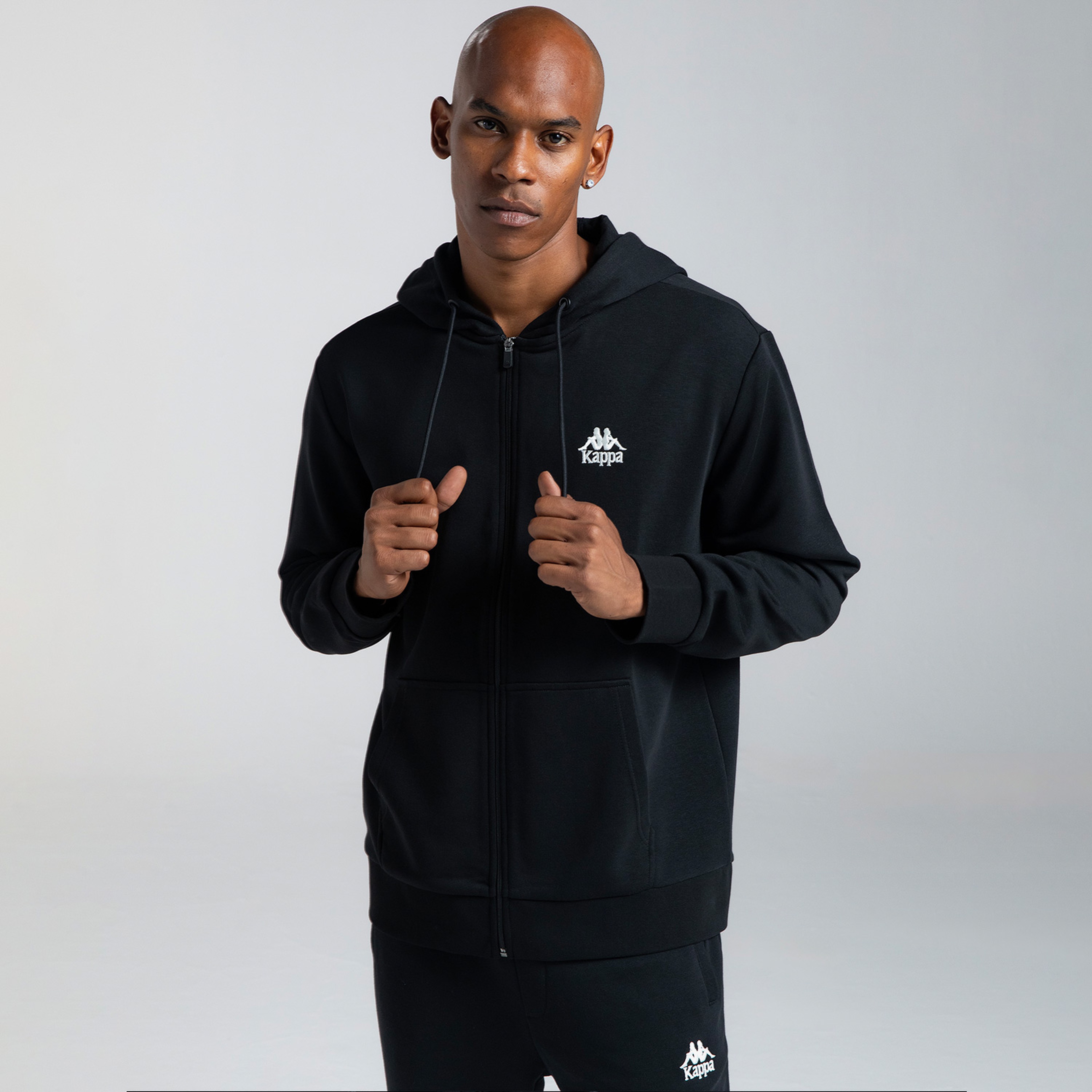 Kappa Erkek Siyah Sweatshirt