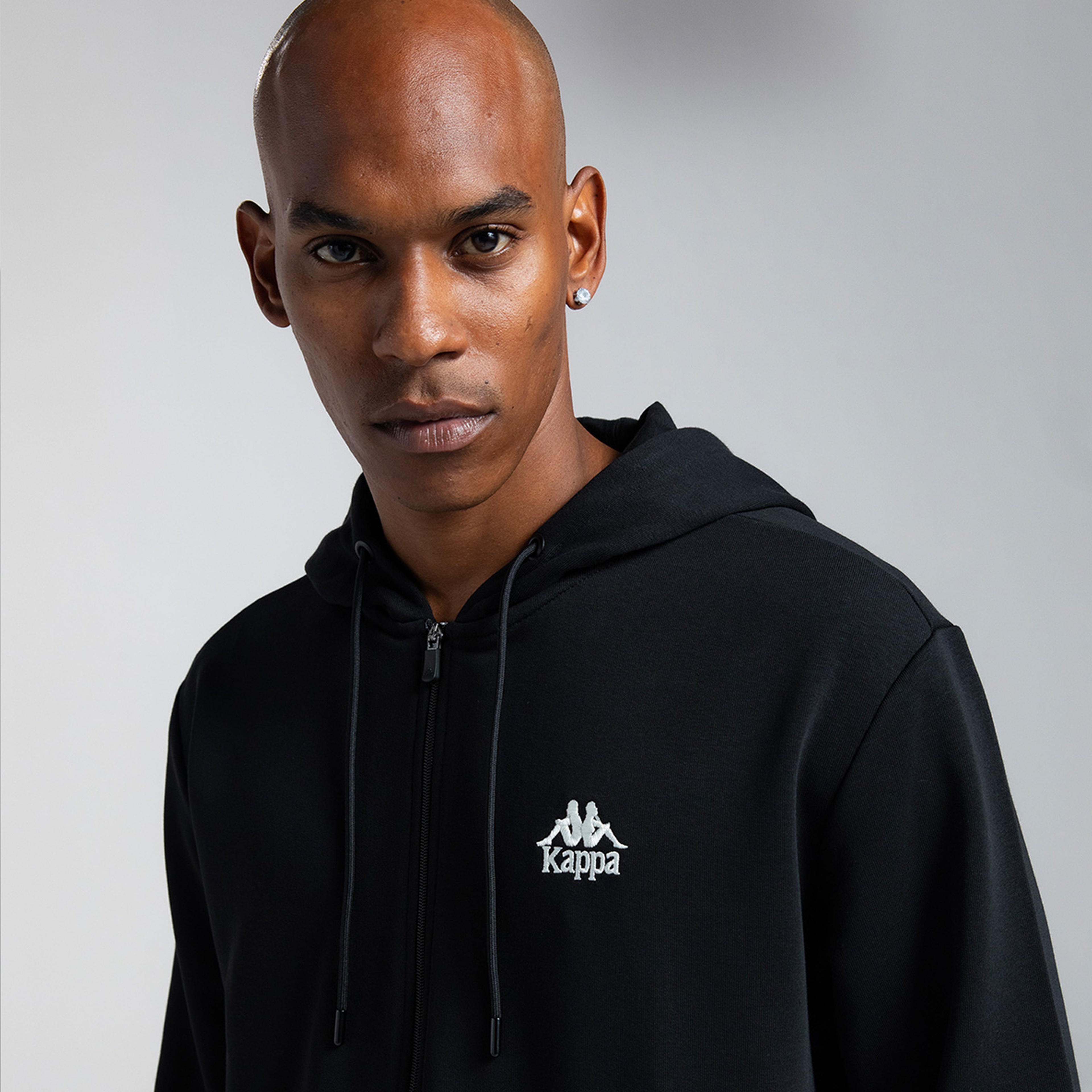 Kappa Erkek Siyah Sweatshirt