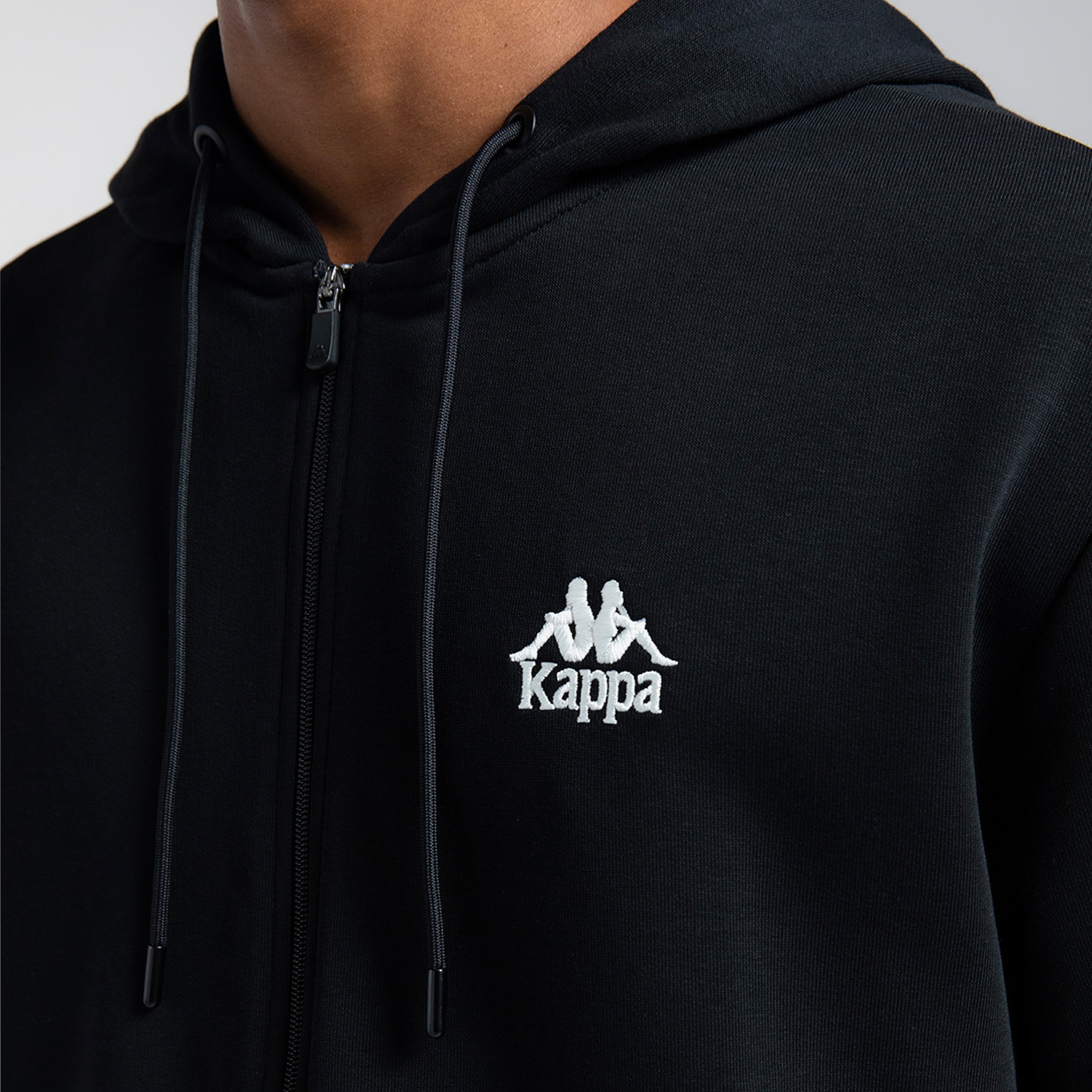 Kappa Erkek Siyah Sweatshirt