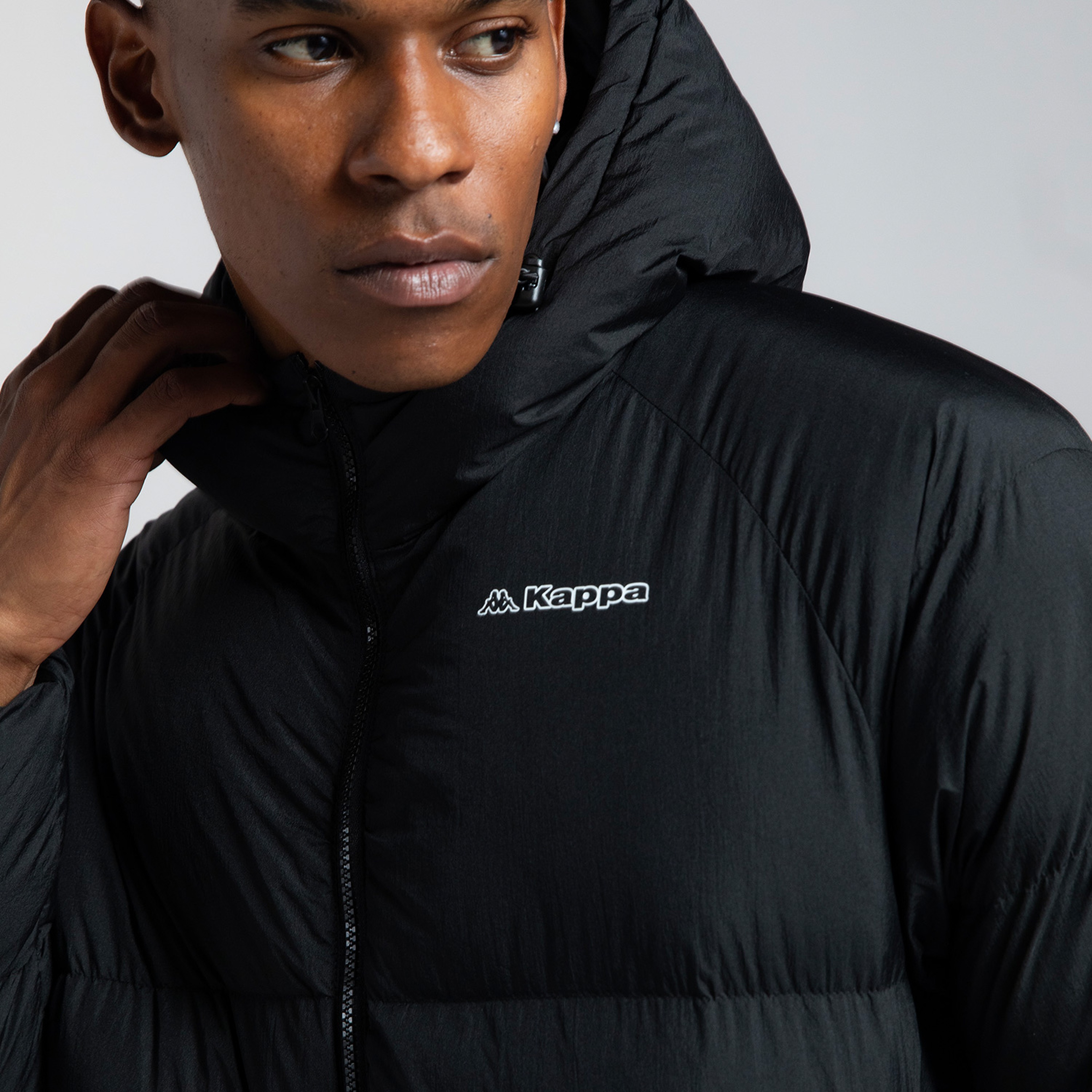 Kappa Erkek Siyah Mont