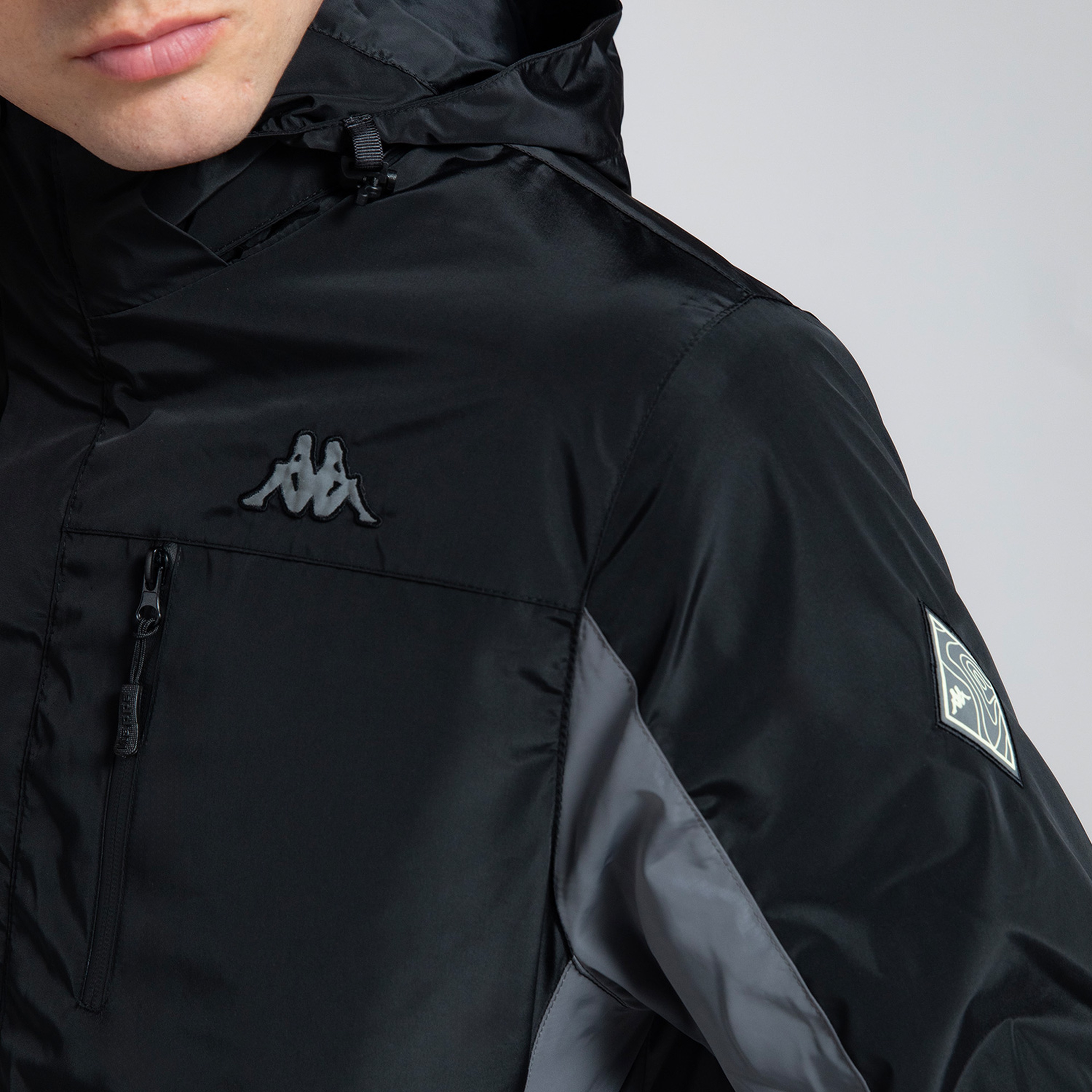 Kappa Erkek Siyah Mont