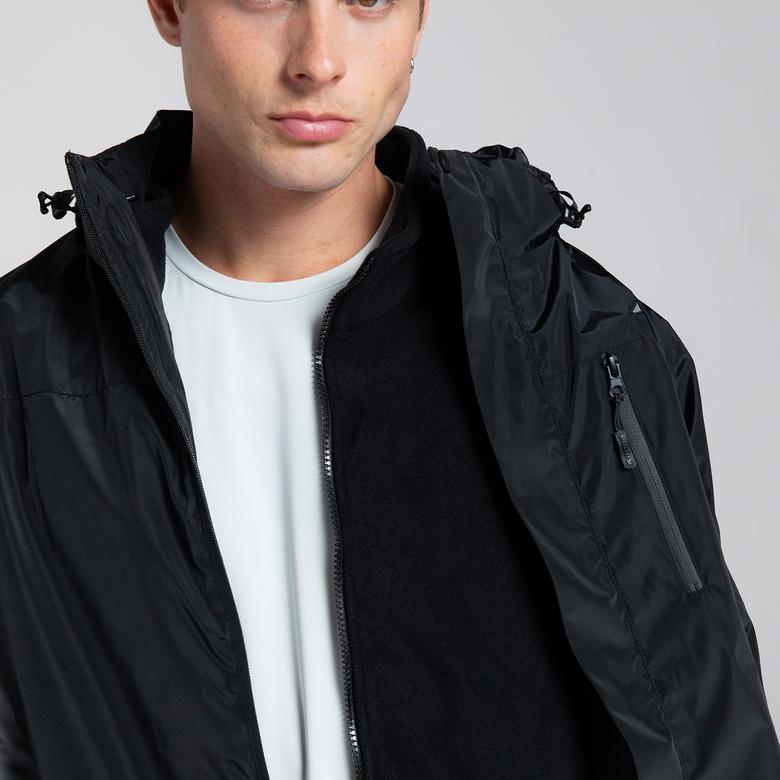 Kappa Erkek Siyah Mont