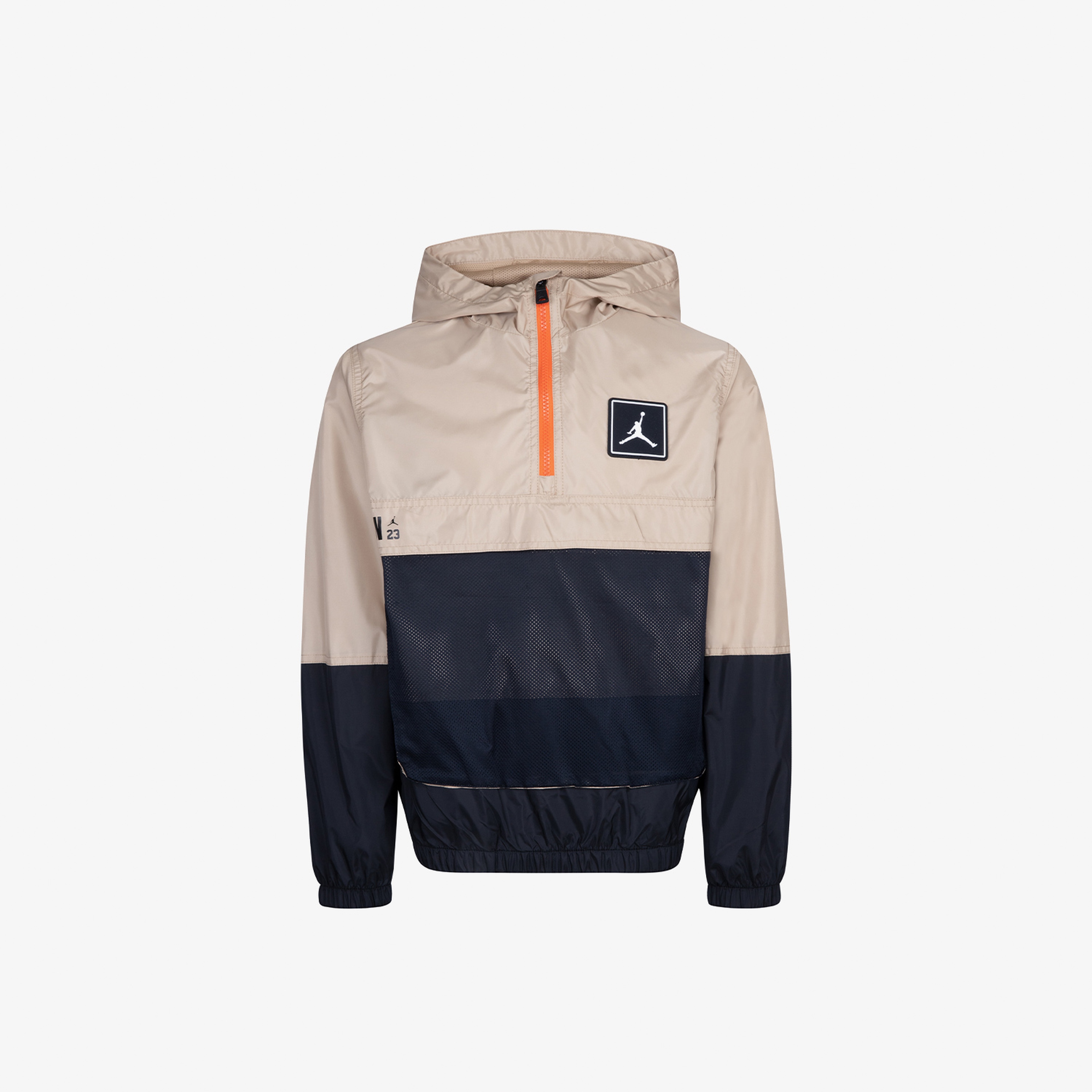 Jordan Half Zip Windbreaker Çocuk Bej Rüzgarlık