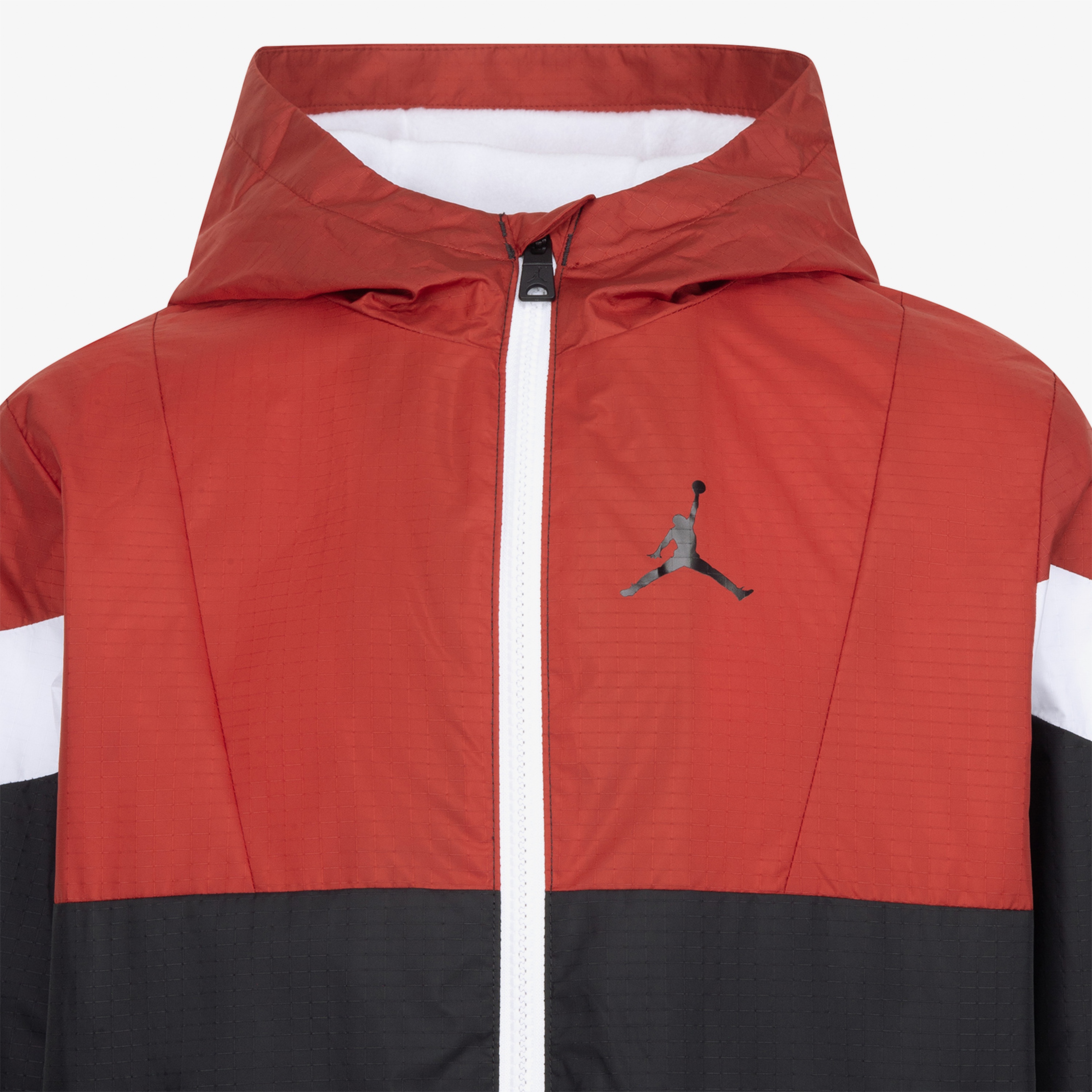 Jordan Blocked Fleece Lined Windbreaker Çocuk Kırmızı Rüzgarlık