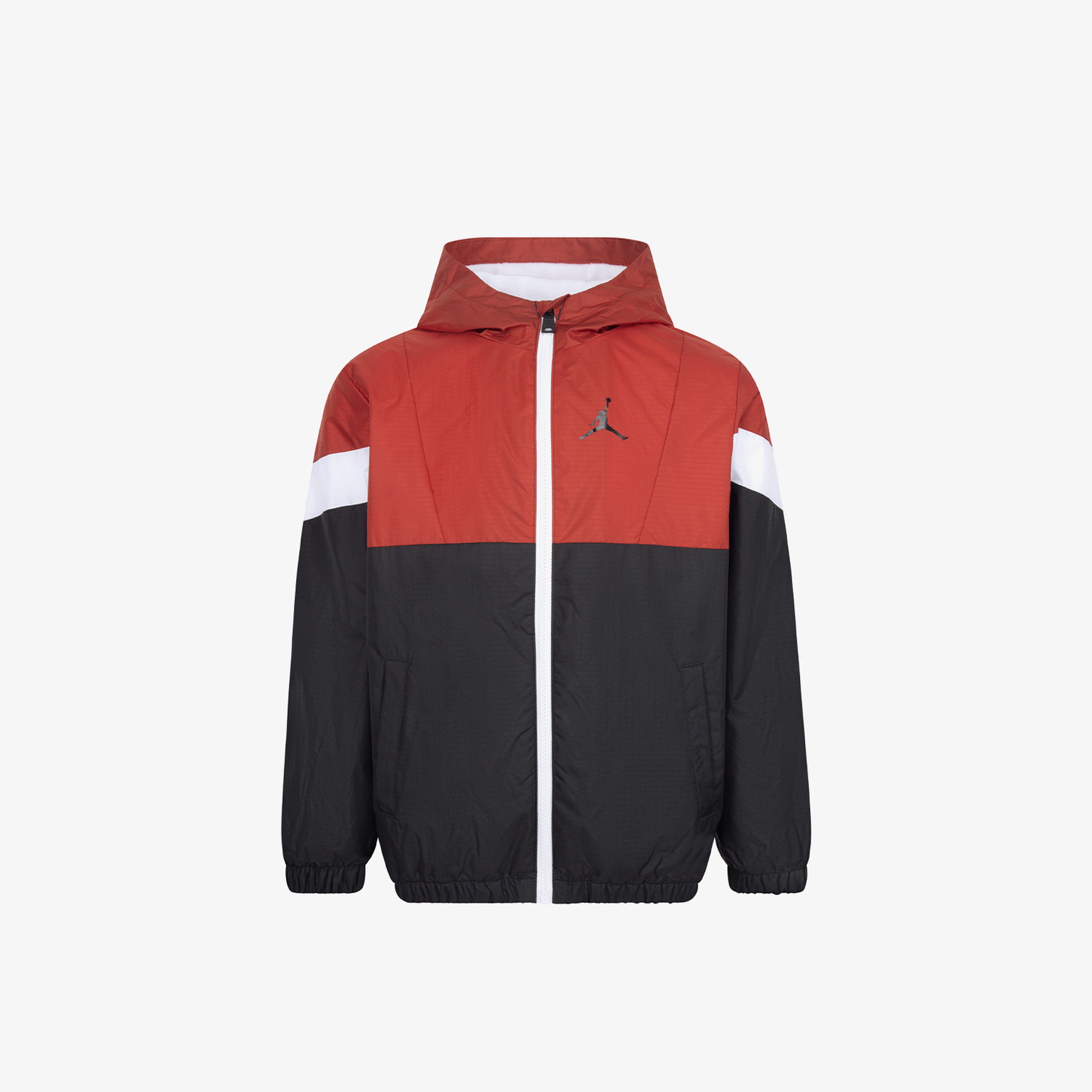 Jordan Blocked Fleece Lined Windbreaker Çocuk Kırmızı Rüzgarlık