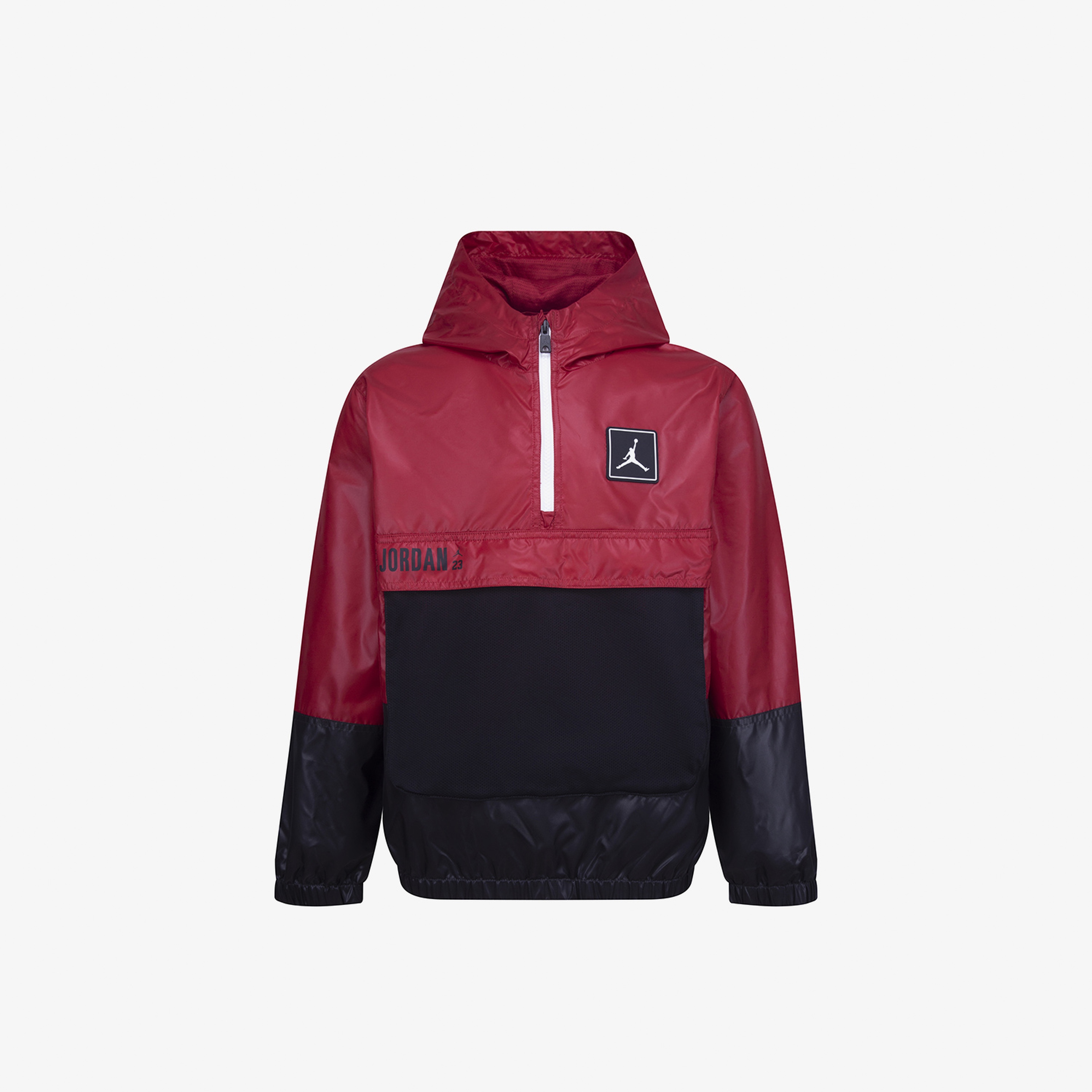 Jordan Half Zip Windbreaker Çocuk Kırmızı Rüzgarlık