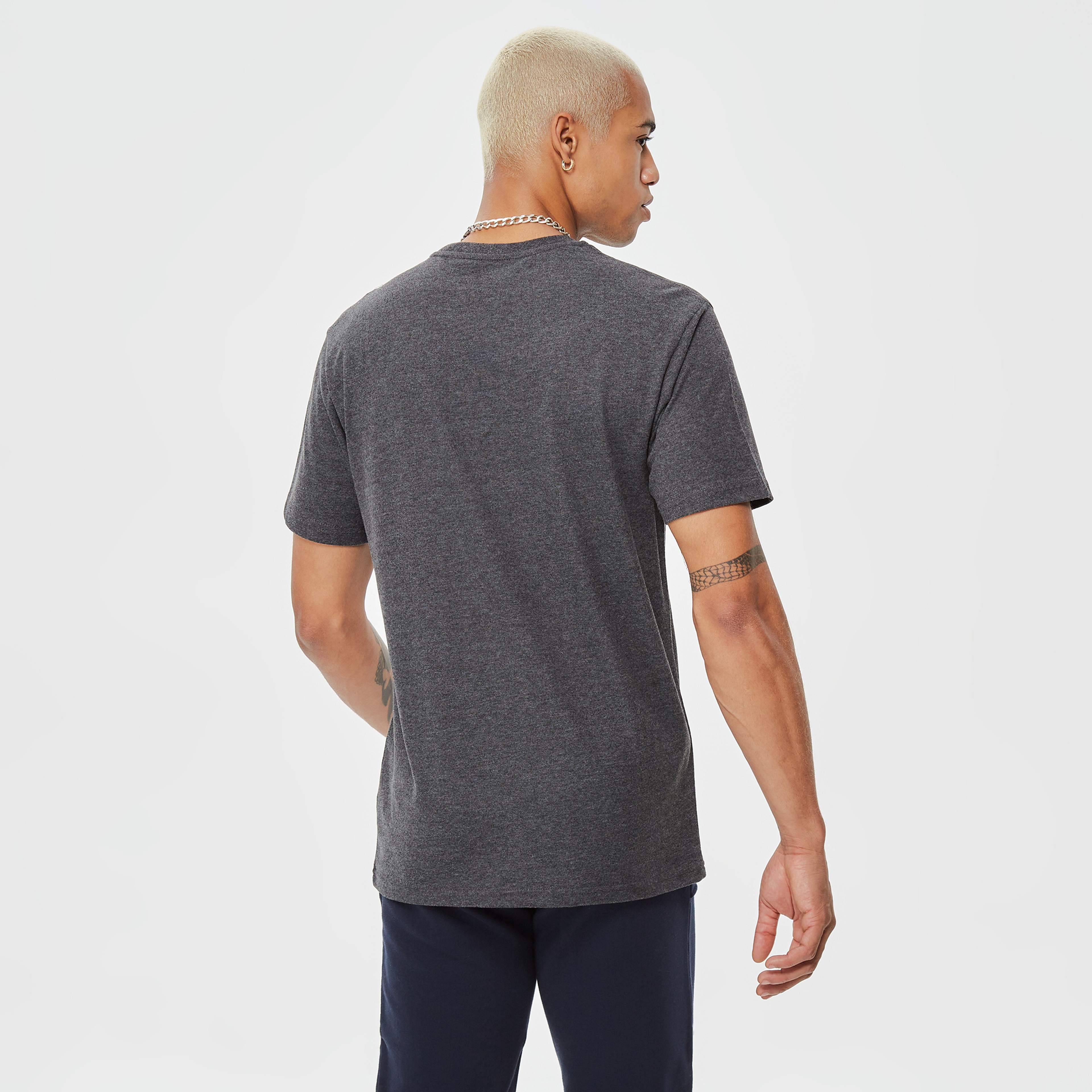 Columbia CSC Basic Logo Brushed Erkek Kısa Kollu Gri T-Shirt
