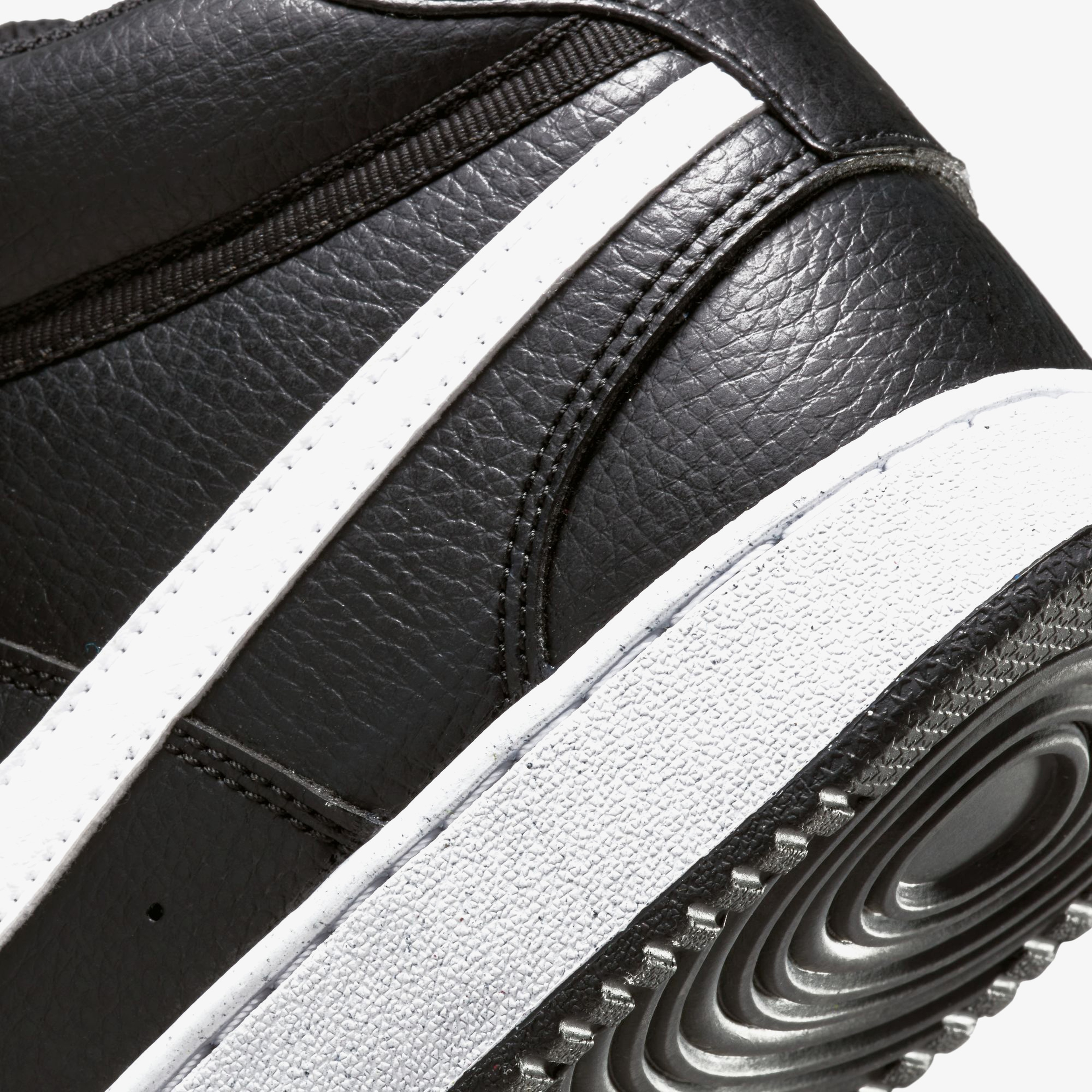 Nike Court Vision Mid Erkek Siyah Günlük Spor Ayakkabı
