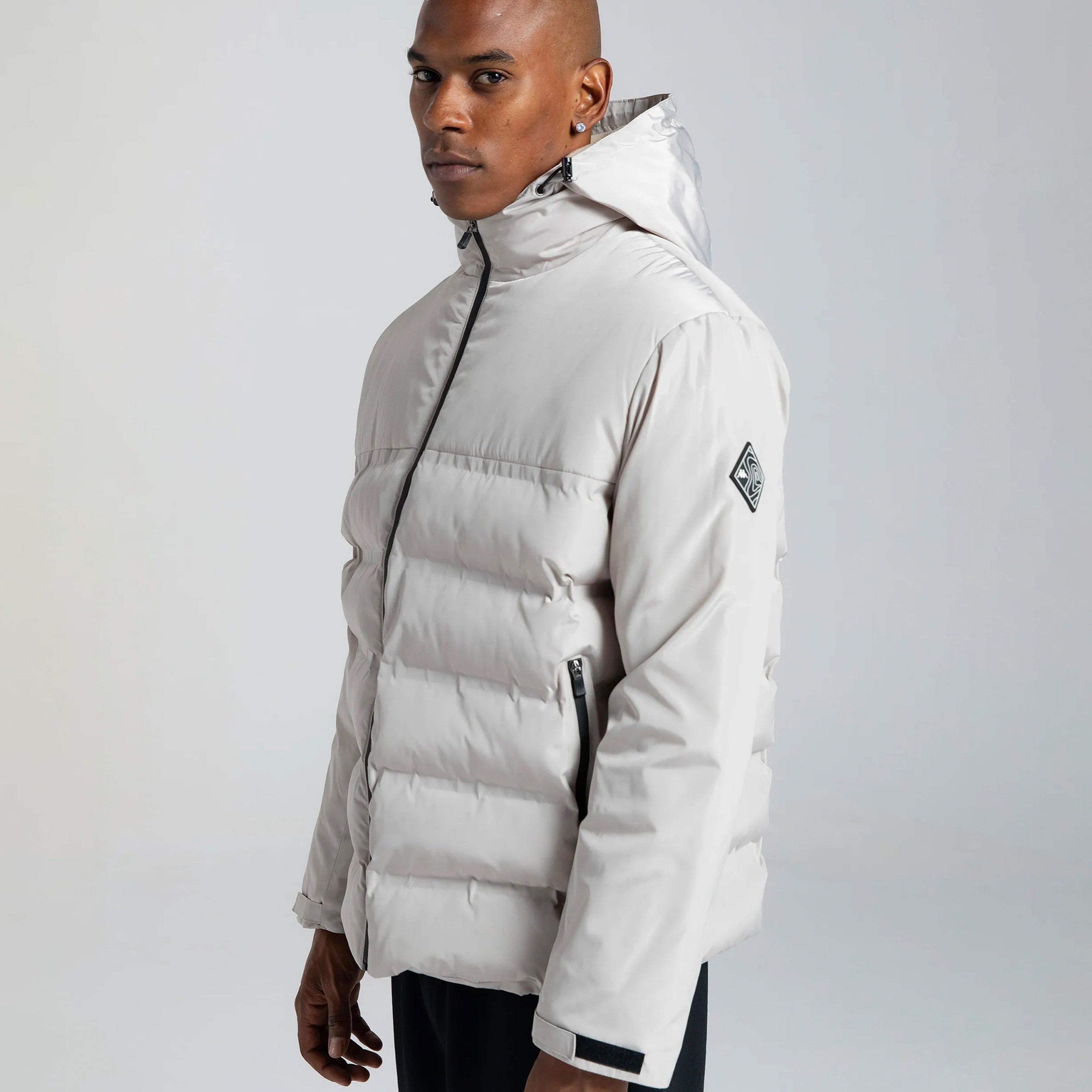 Kappa Erkek Beyaz Mont