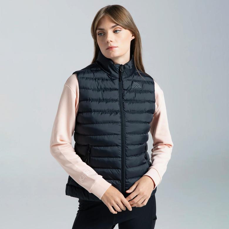 Kappa Kadın Siyah Yelek