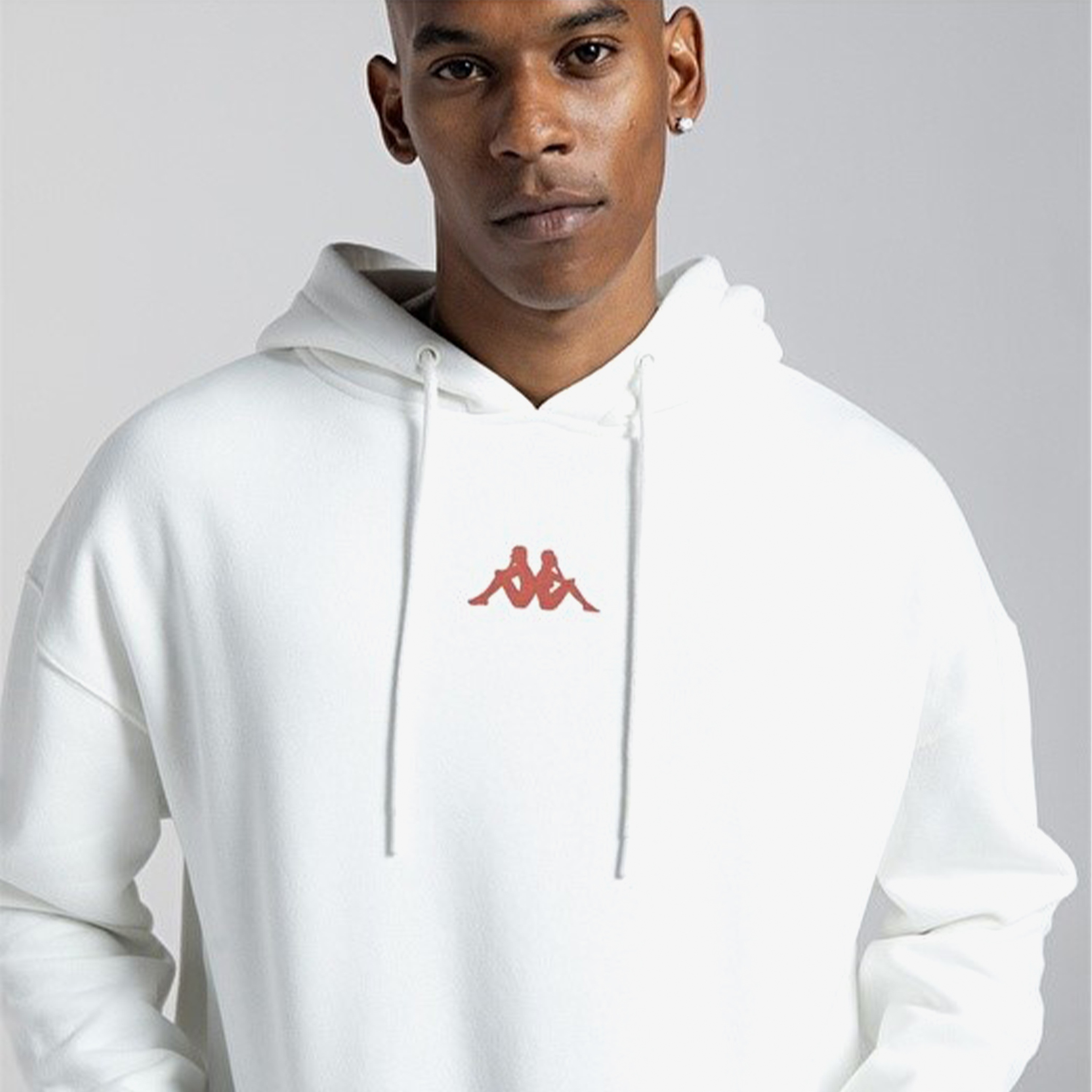 Kappa Erkek Beyaz Sweatshirt