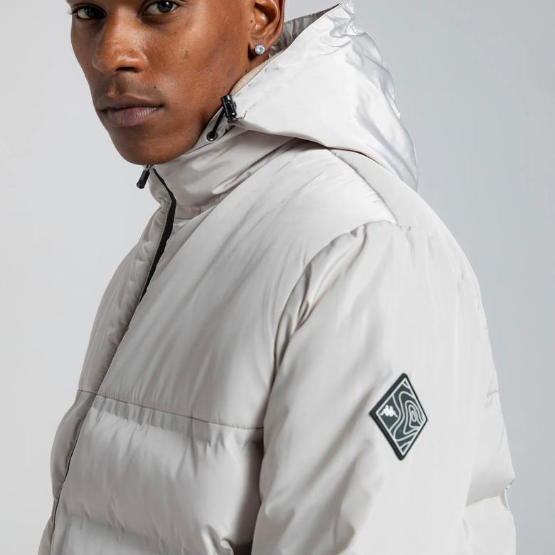 Kappa Erkek Beyaz Mont