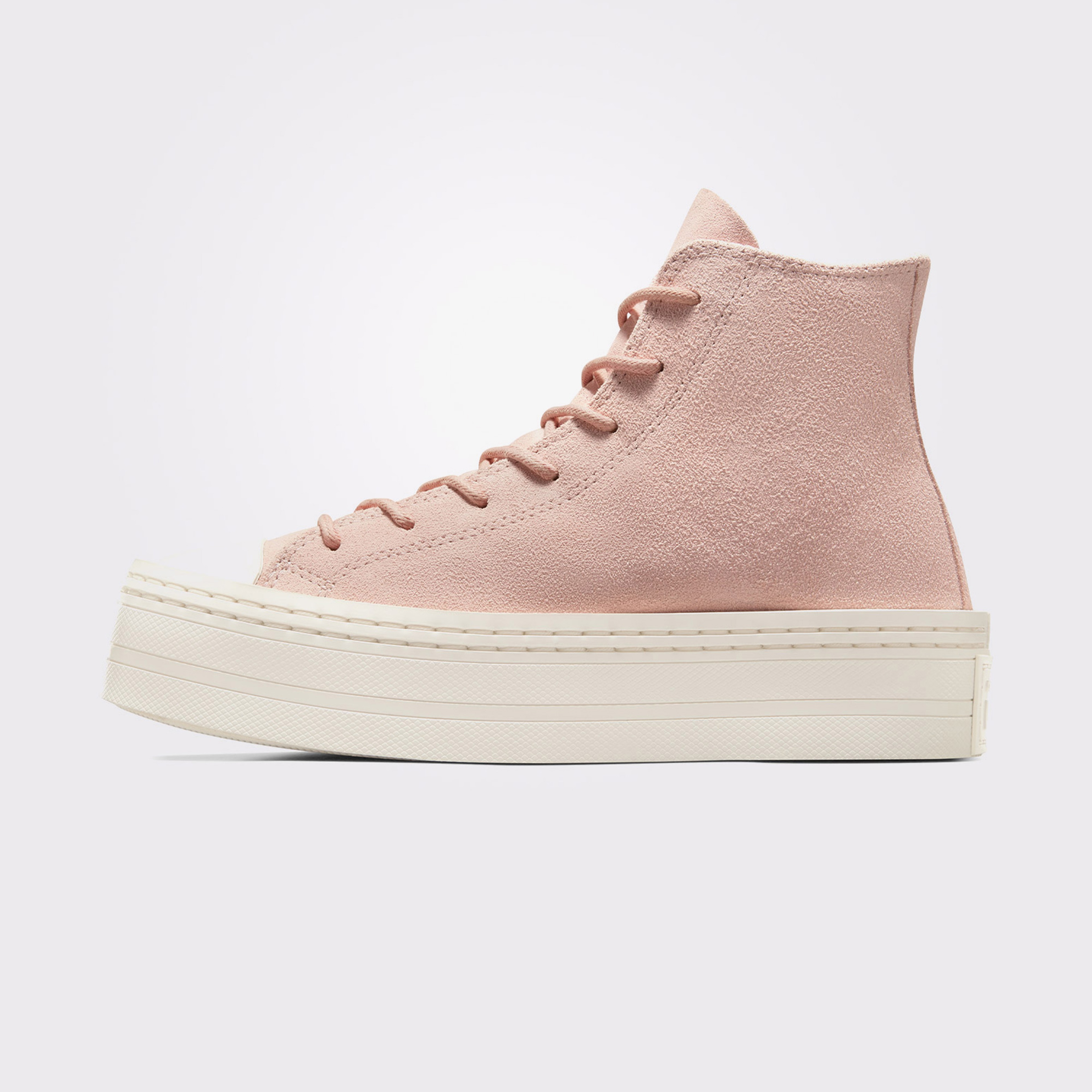 Converse Chuck Taylor All Star Modern Lift Platform Mono Suede Kadın Pembe Sneaker
