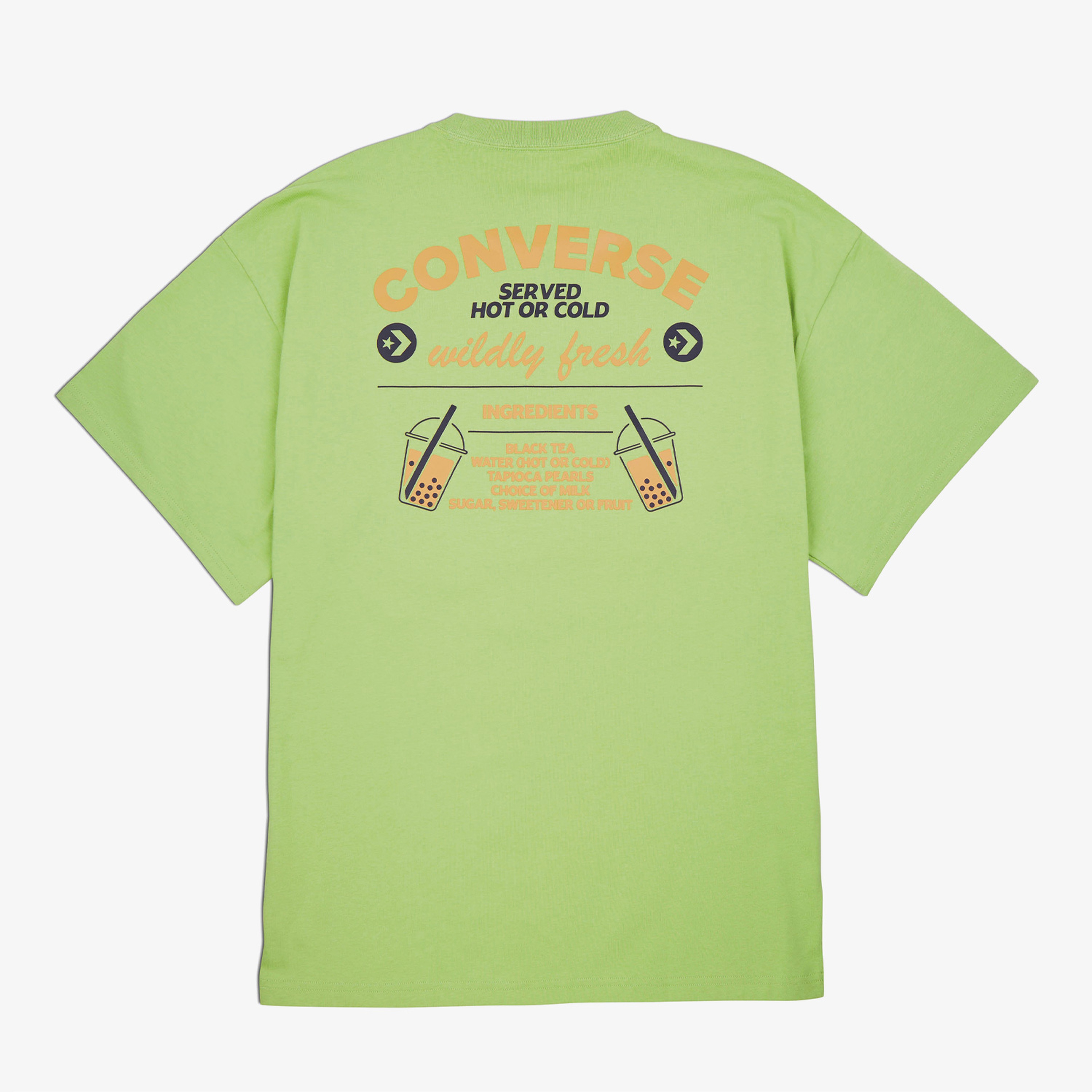 Converse Tea Graphic Loose Fit Erkek Yeşil T-Shirt