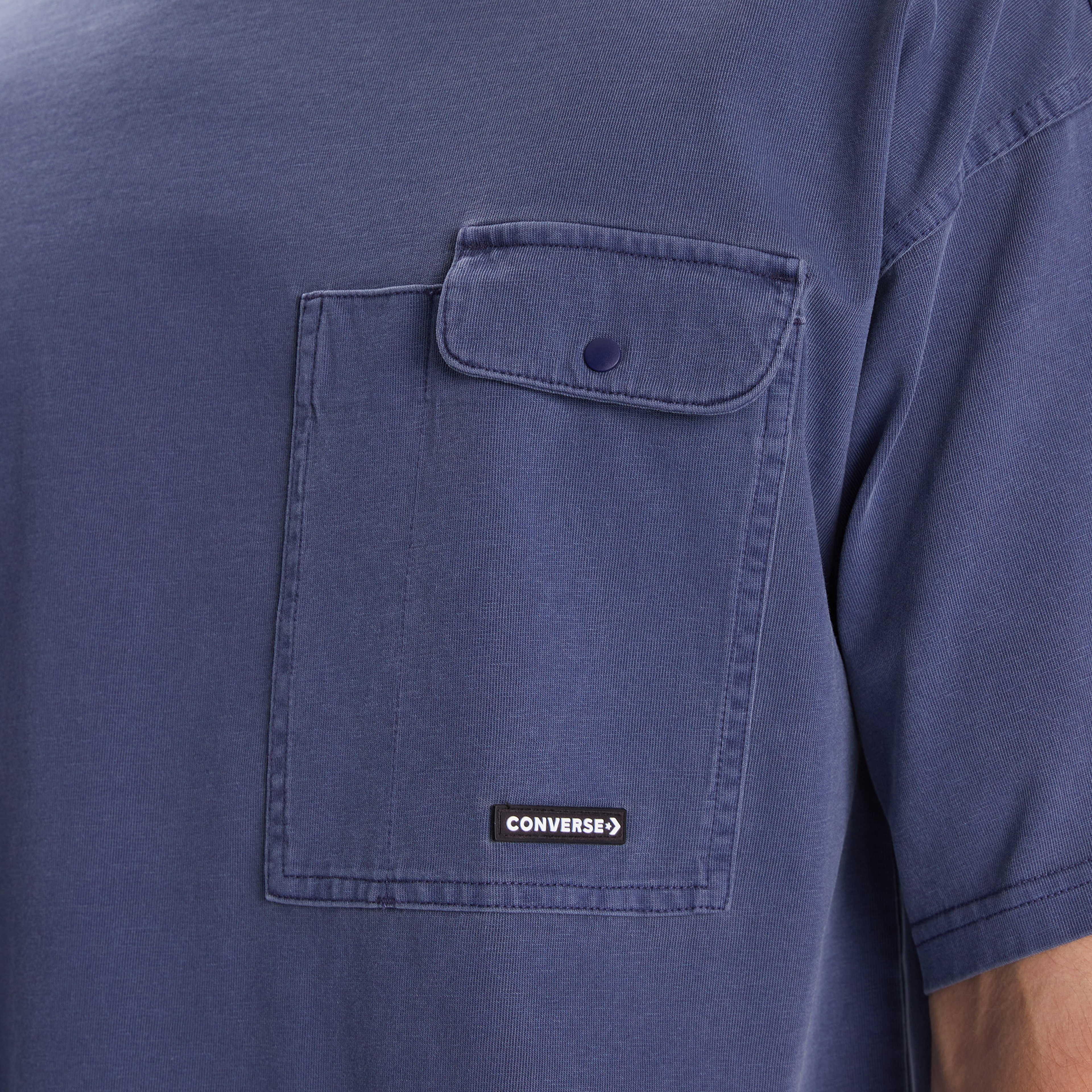 Converse Transitional Utility Erkek Mavi T-Shirt