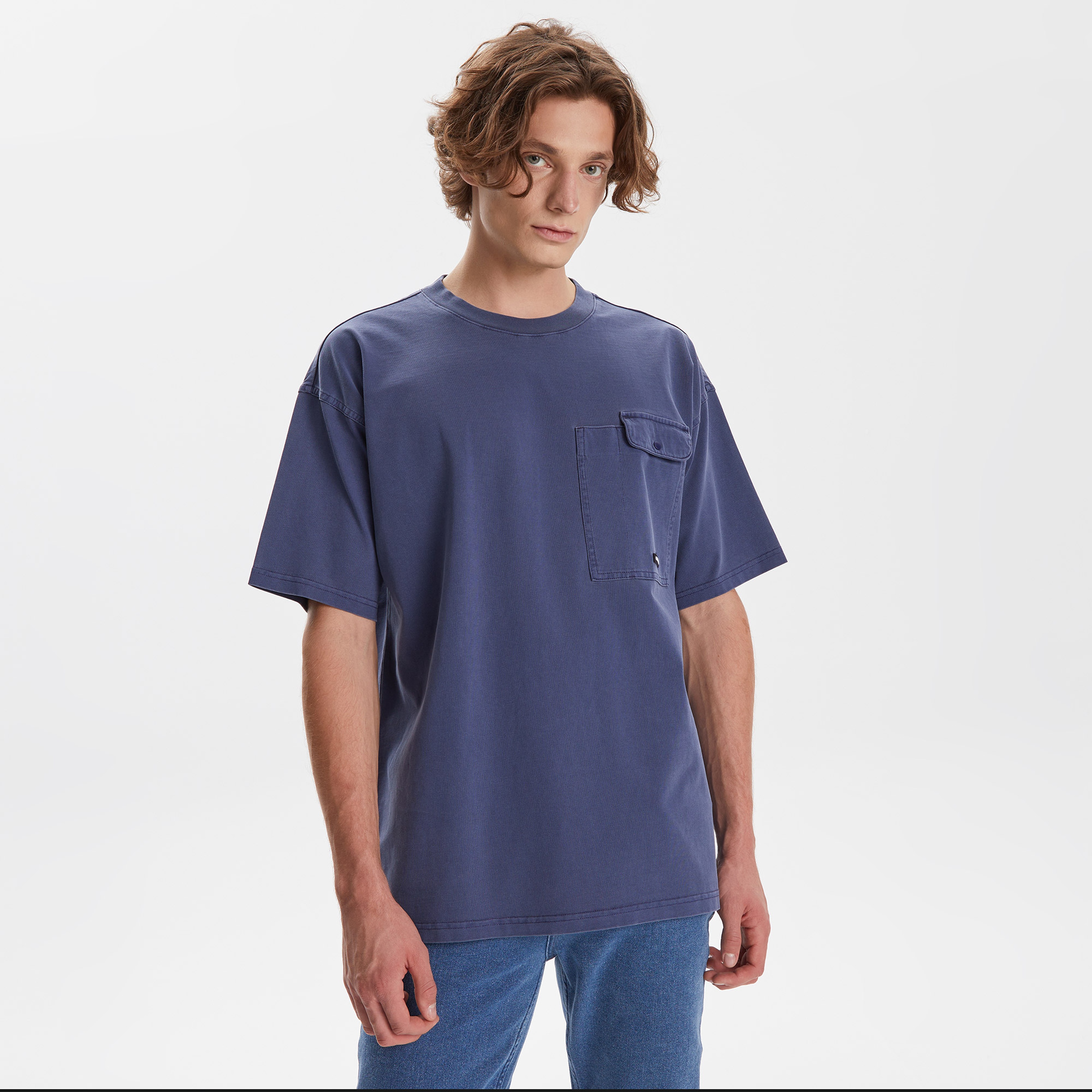 Converse Transitional Utility Erkek Mavi T-Shirt