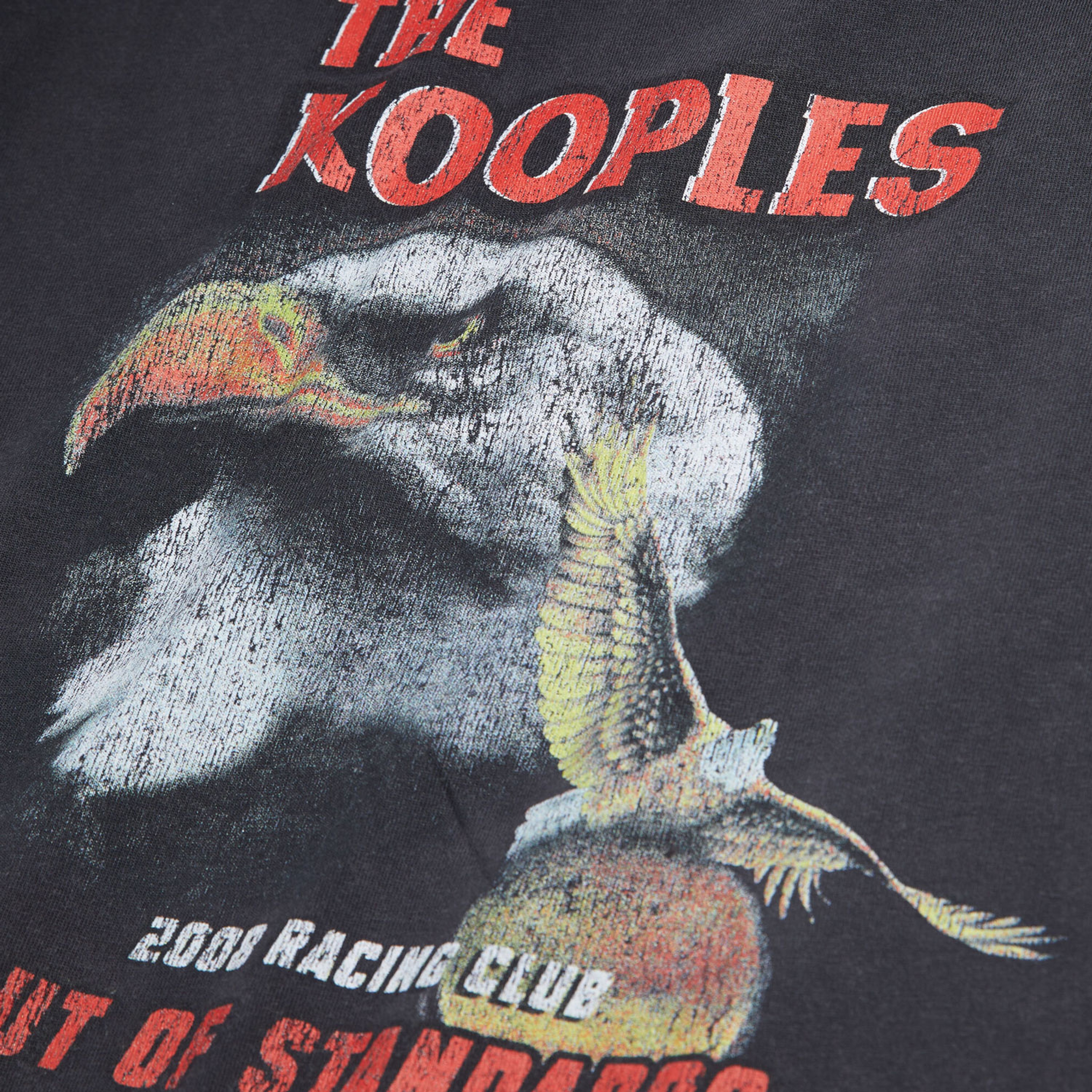 ERKEK BASKILI KISA KOLLU BİSİKLET YAKA SİYAH T-SHIRT