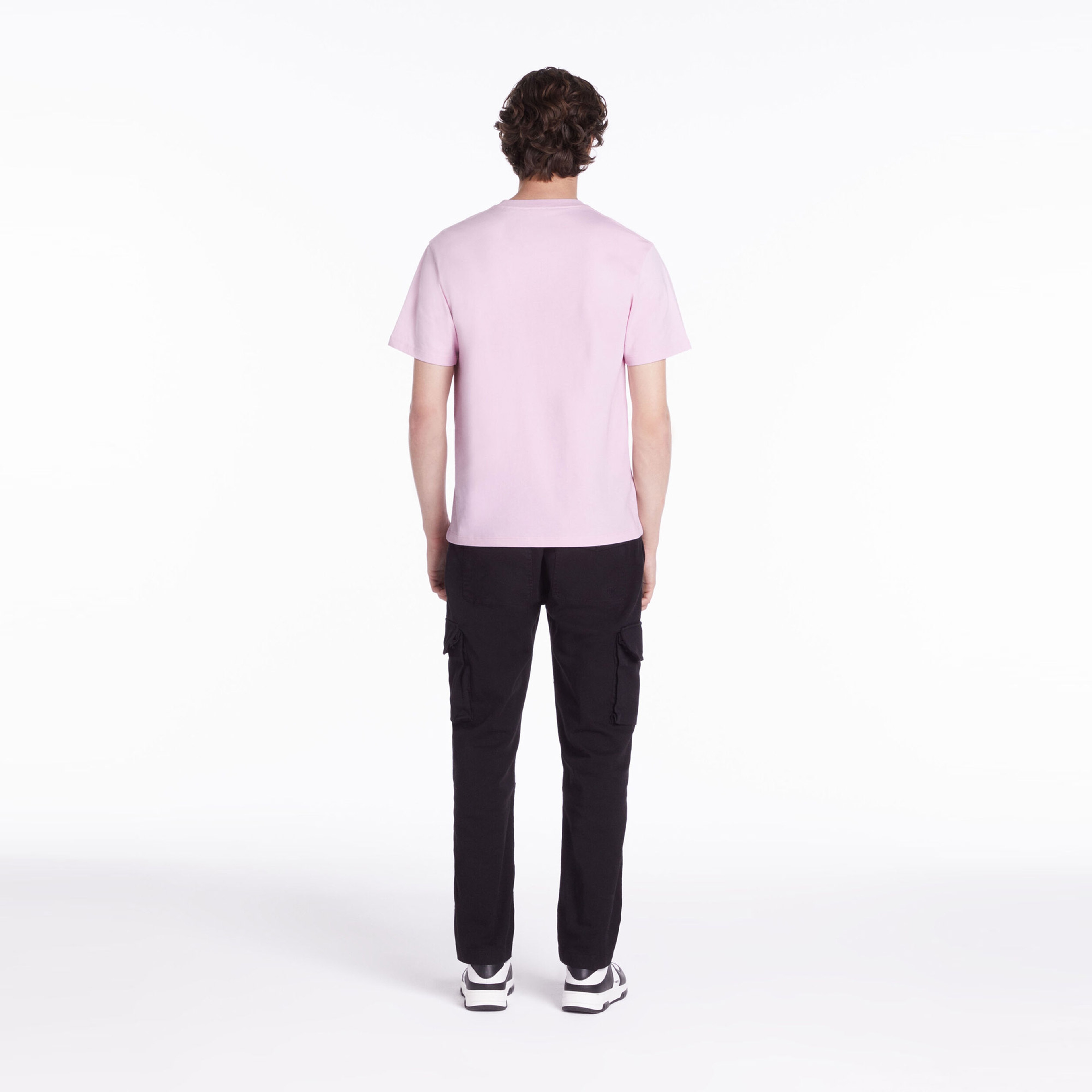 The Kooples Classic Logo Erkek Pembe T-Shirt