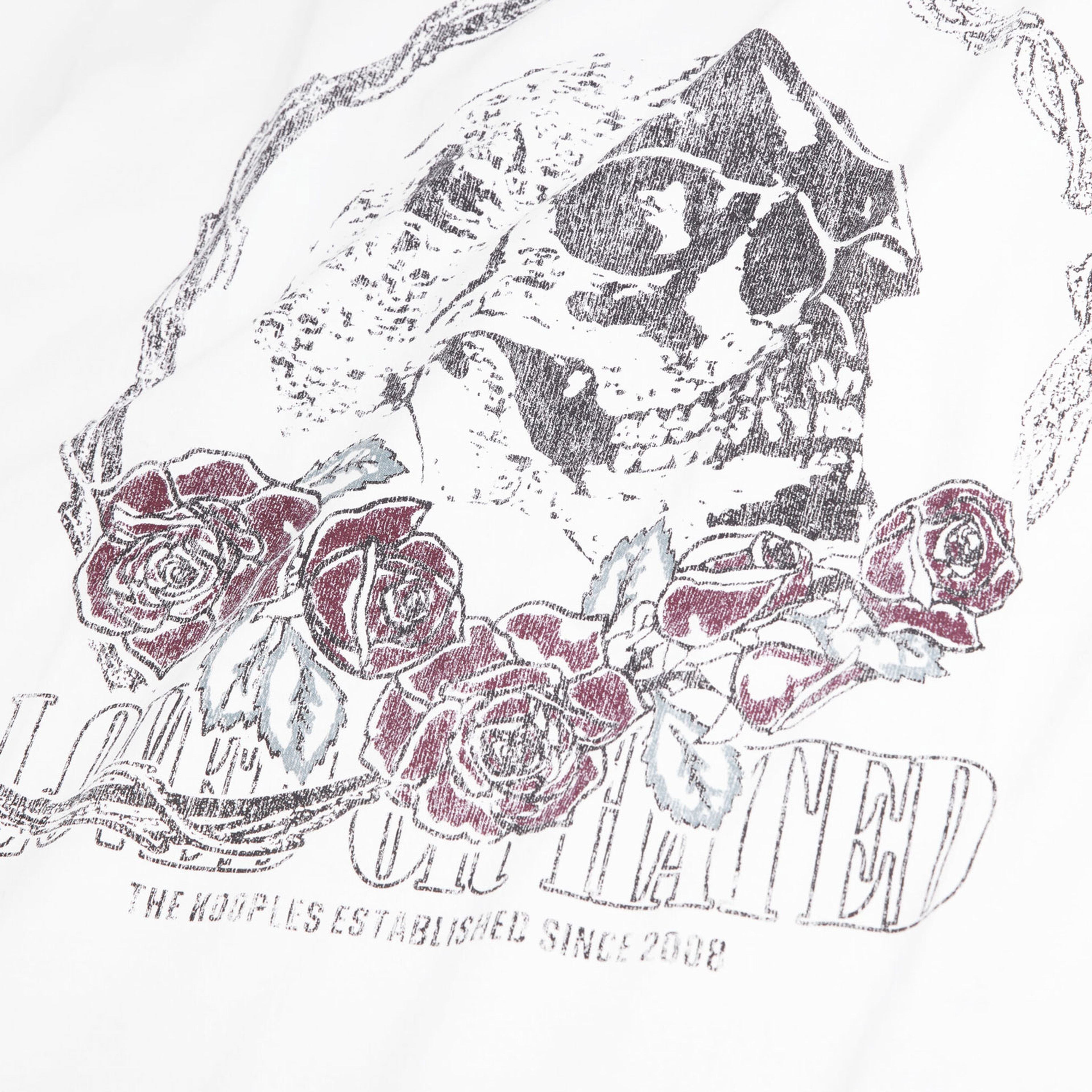 ERKEK BASKILI KISA KOLLU BİSİKLET YAKA BEYAZ T-SHIRT