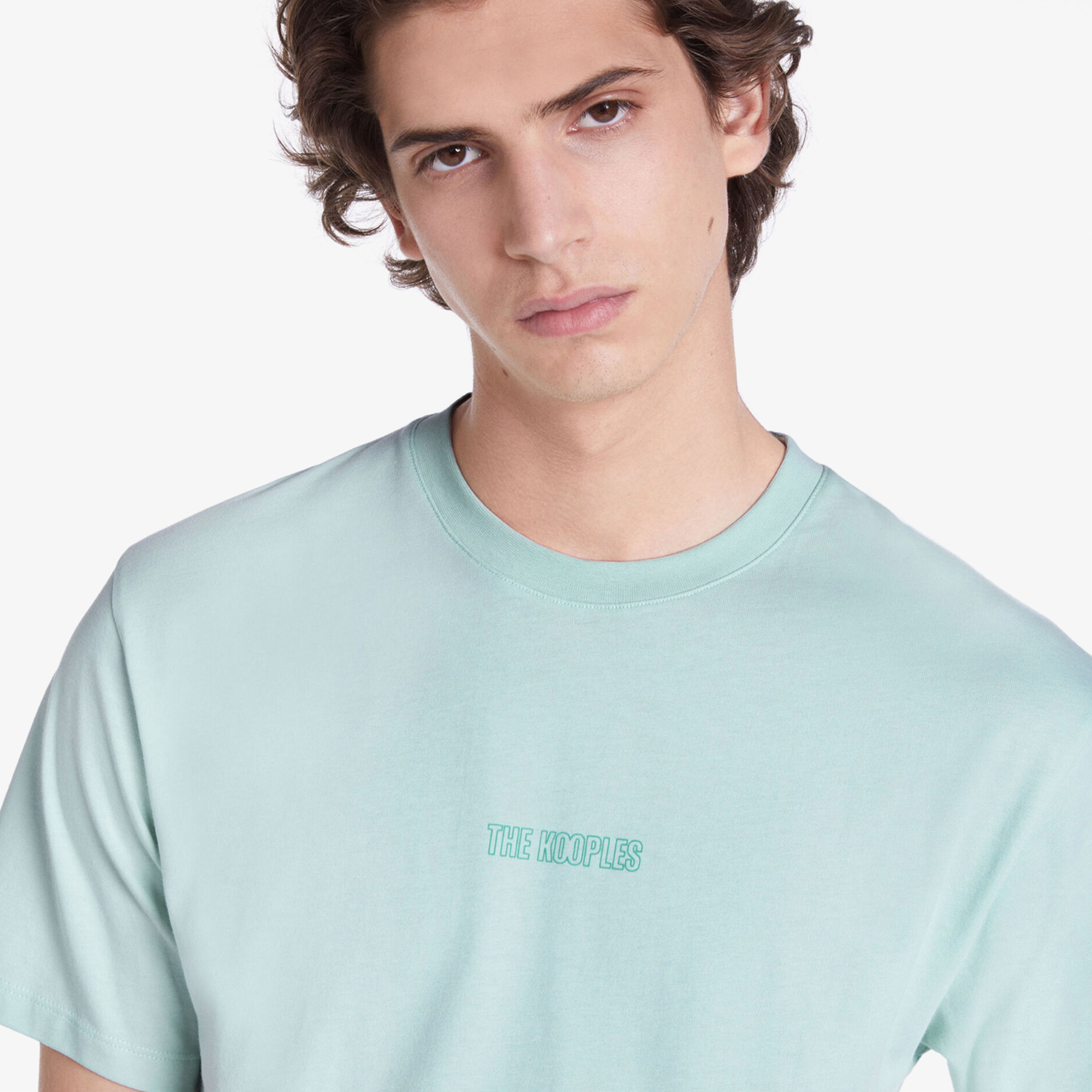 The Kooples Classic Logo Erkek Yeşil T-Shirt