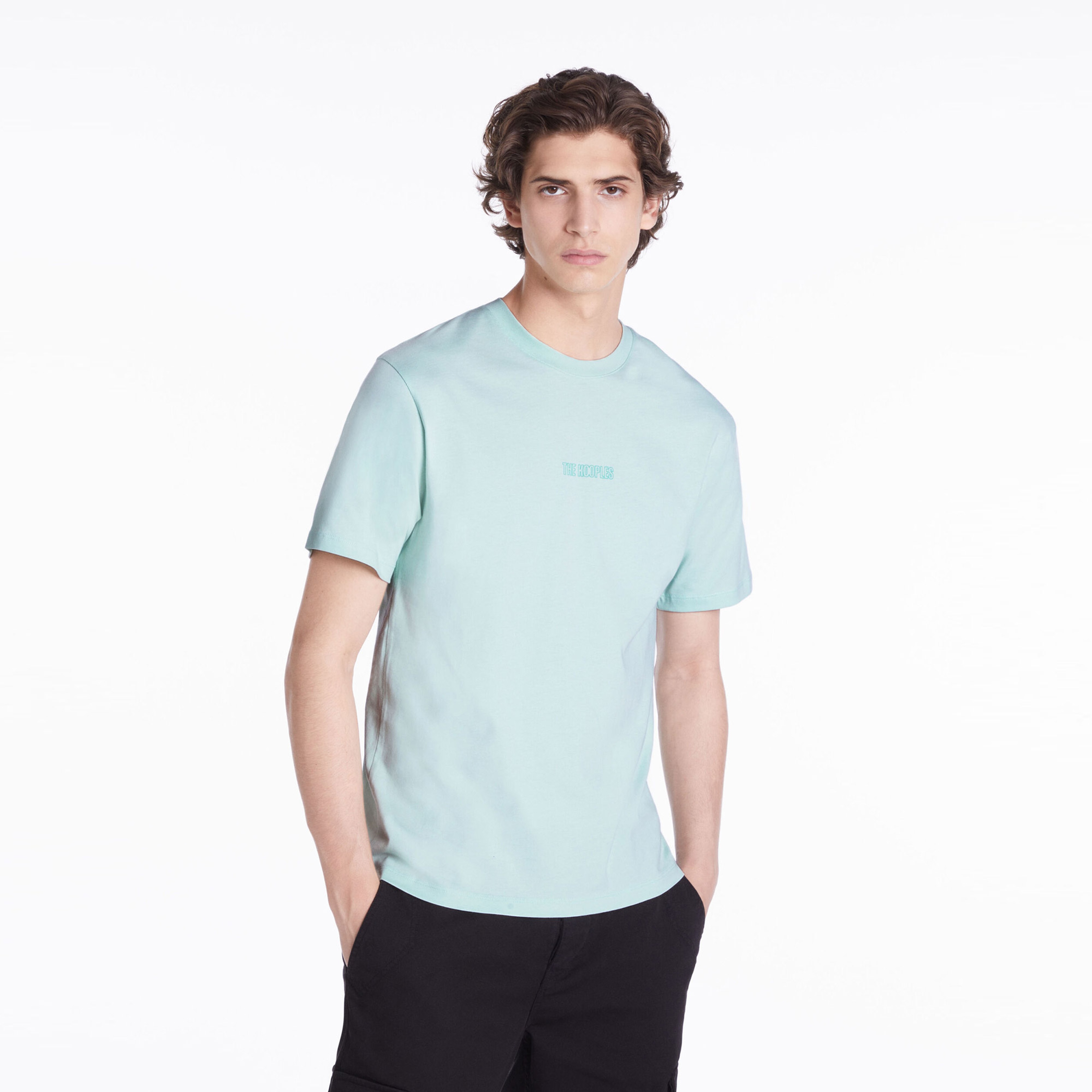 The Kooples Classic Logo Erkek Yeşil T-Shirt