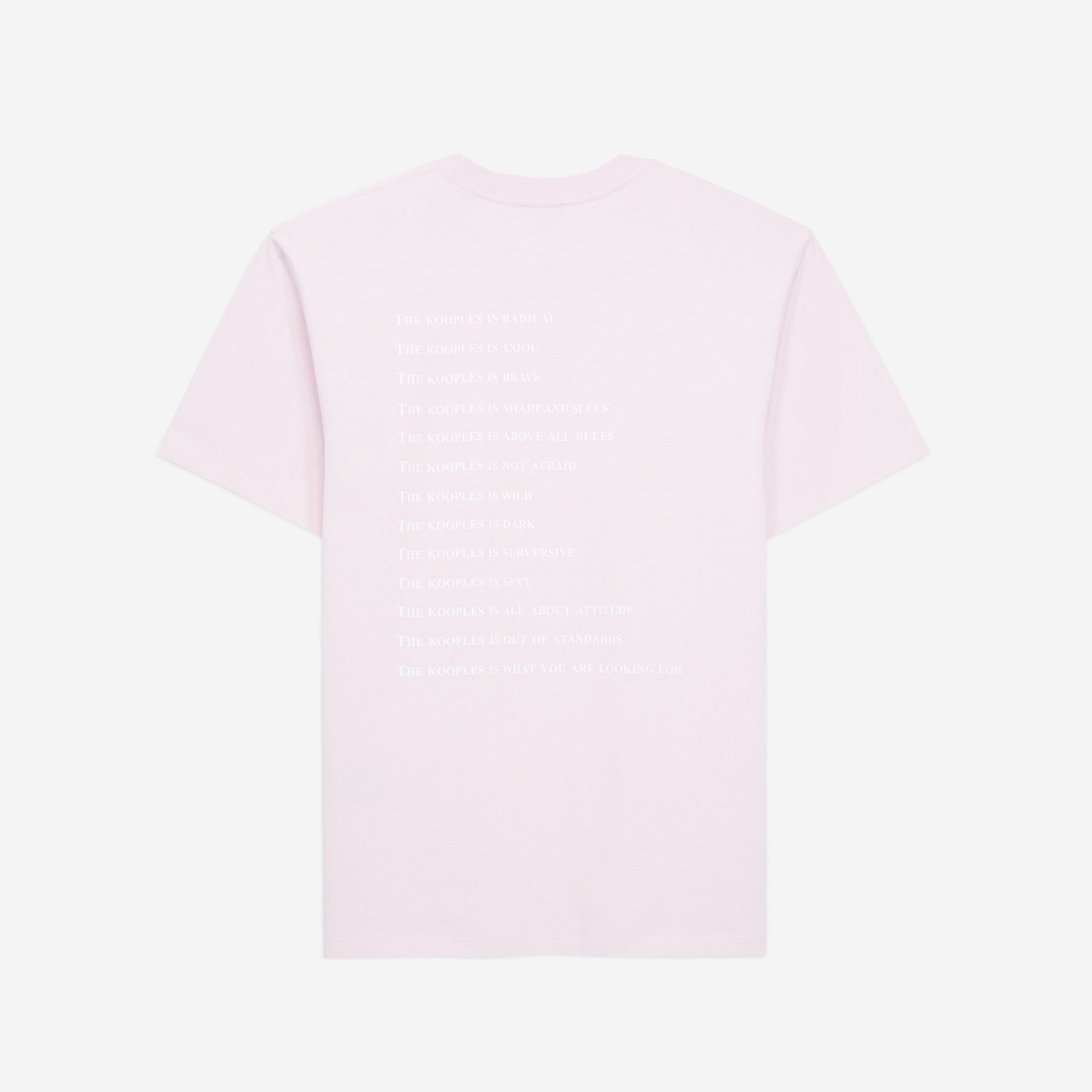 The Kooples Classic Erkek Pembe T-Shirt